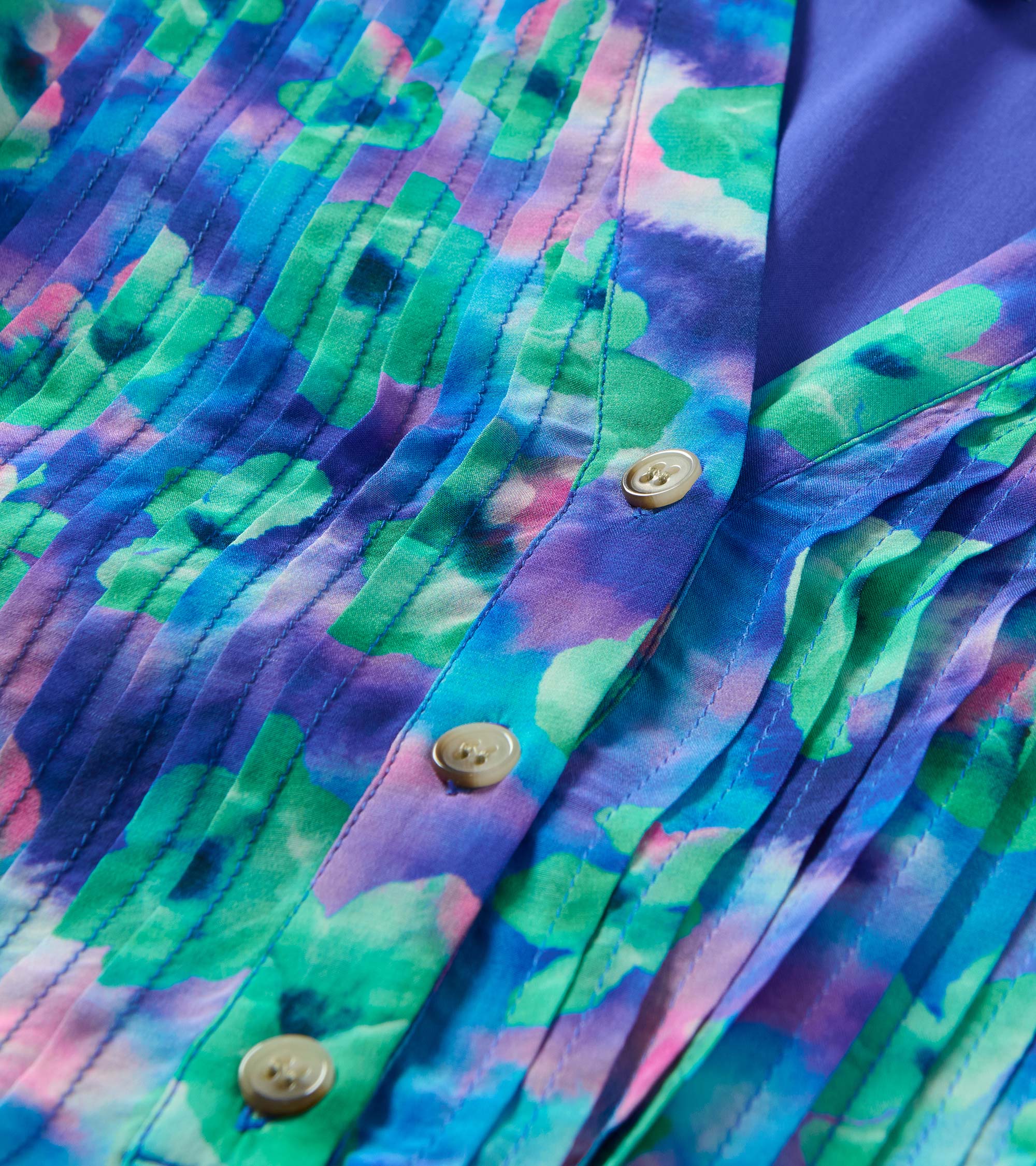 Pintuck Dress - Floating Flowers - Image 7