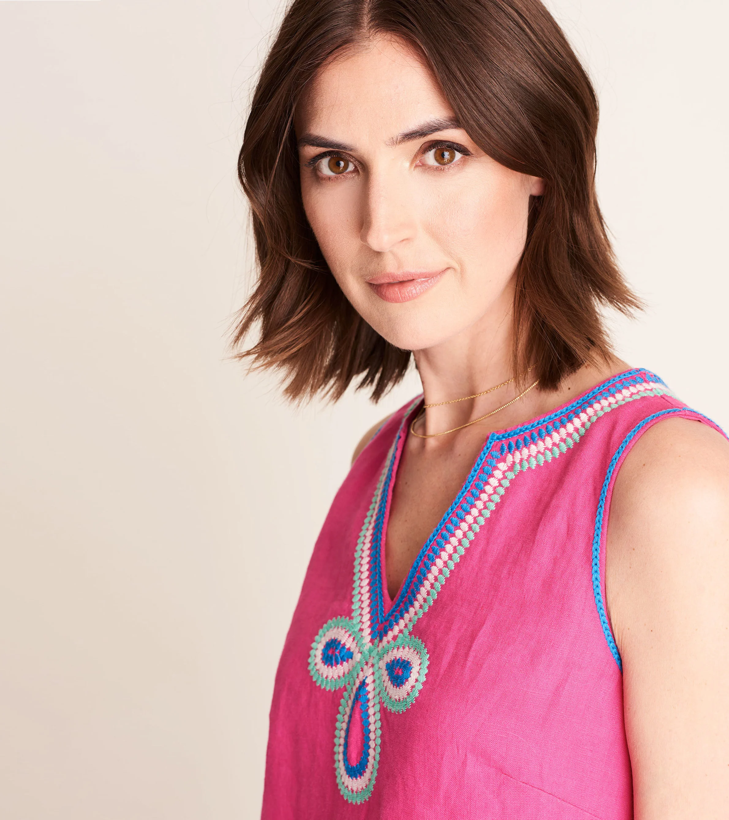 Portia Sheath Dress - Fuchsia - Image 4