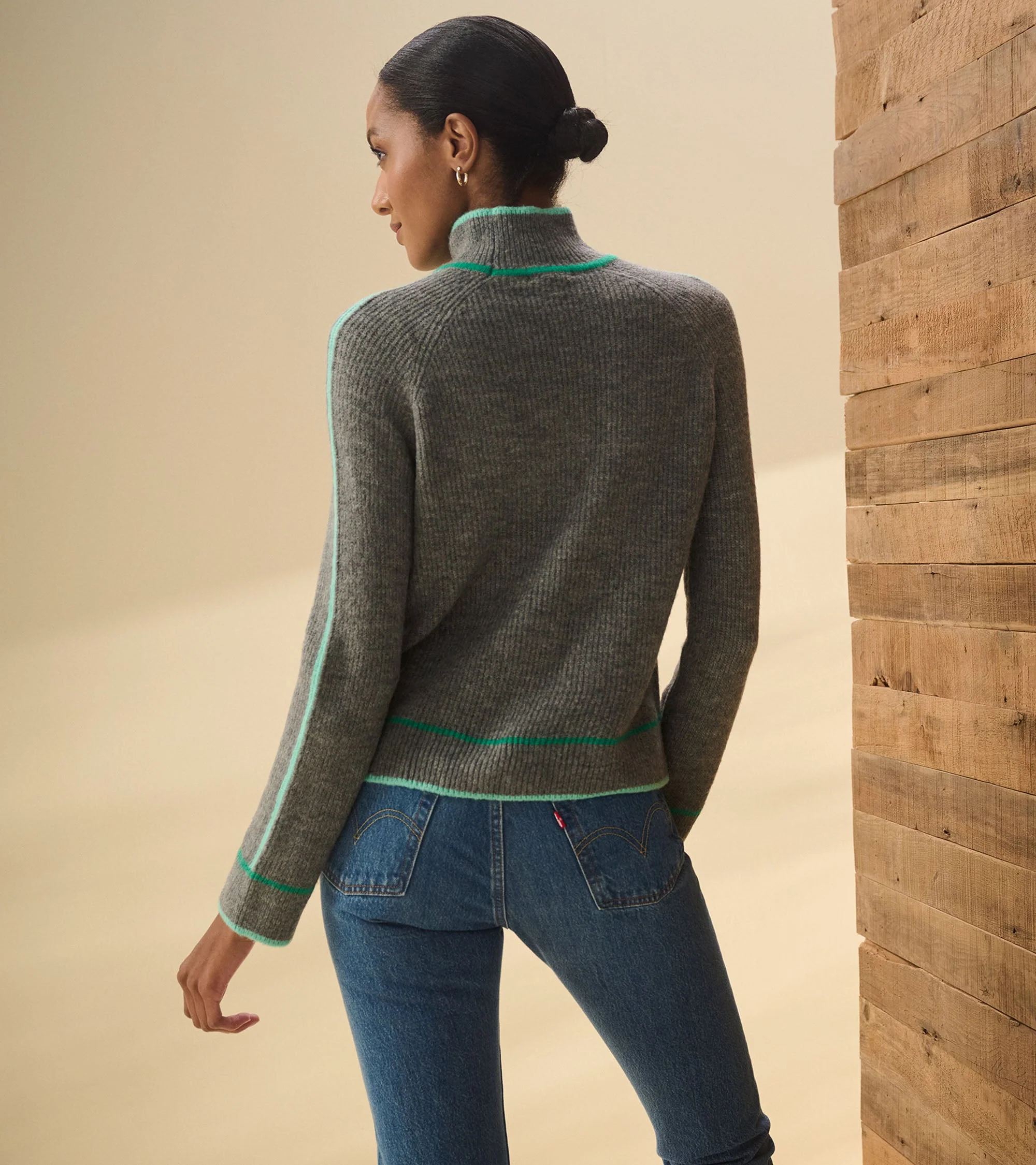 Raglan Pullover - Charcoal Heather - Image 5