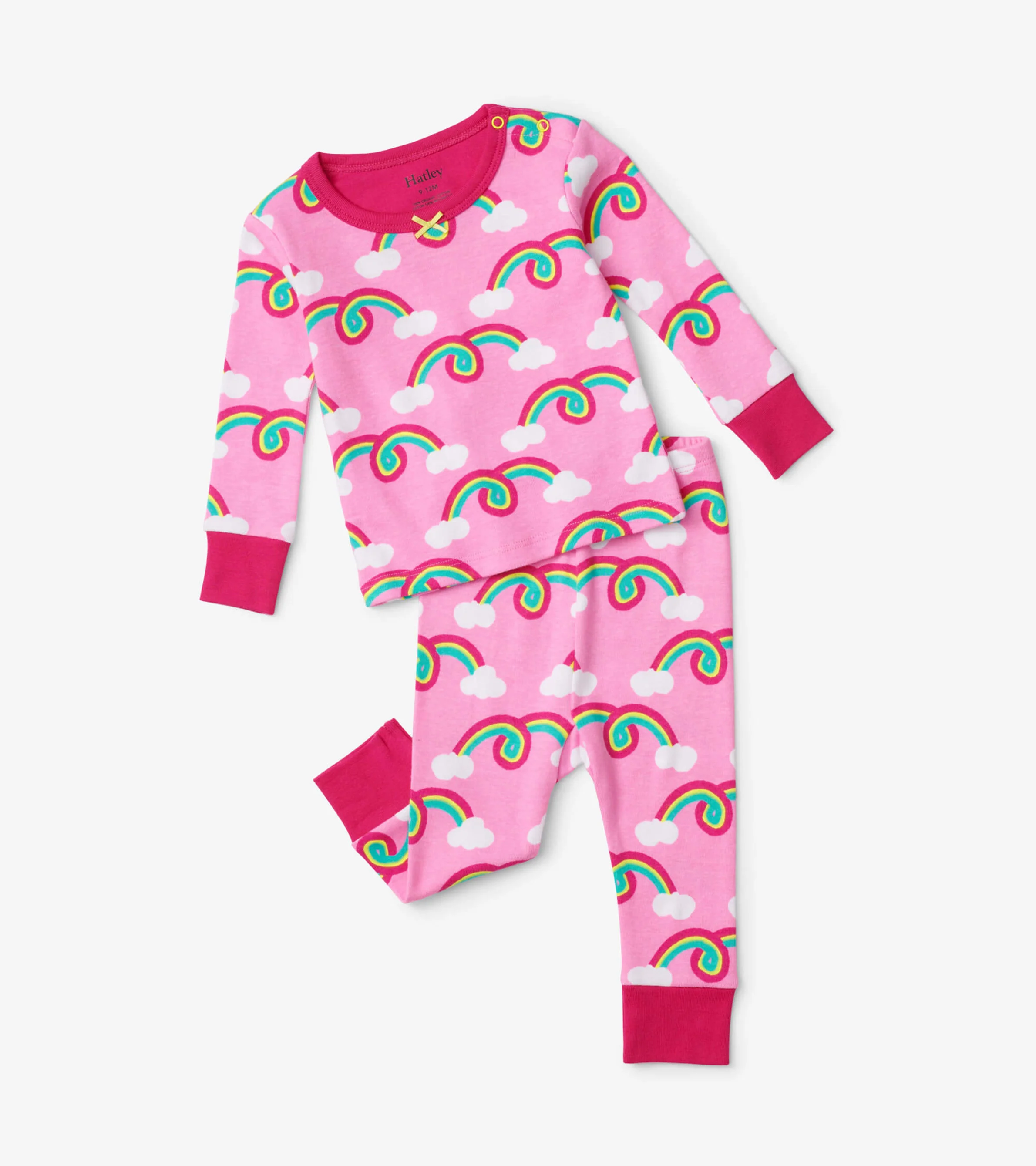 Rainbow Arch Baby Pajama Set - Image 2