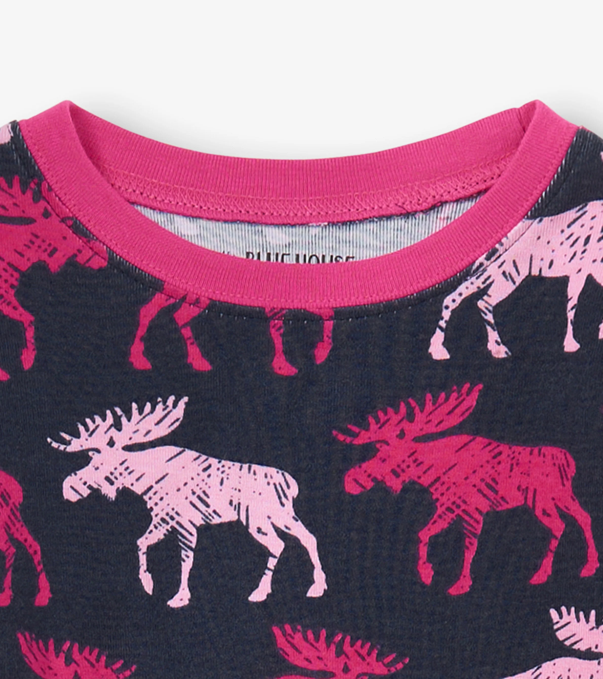 Raspberry Moose Kids Pajama Set - Image 4