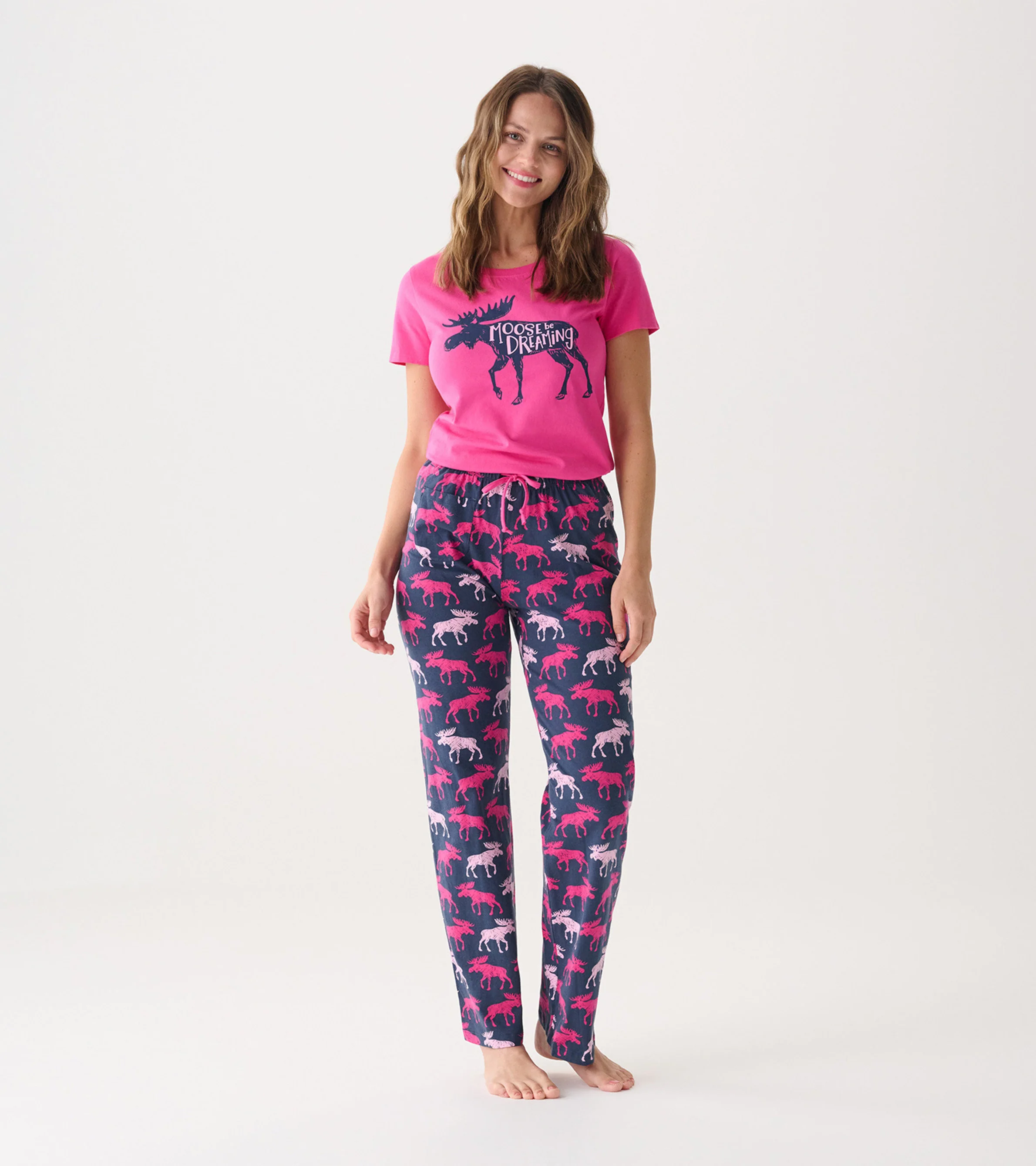 Raspberry Moose Women's Cotton Pajama Pants - Image 3