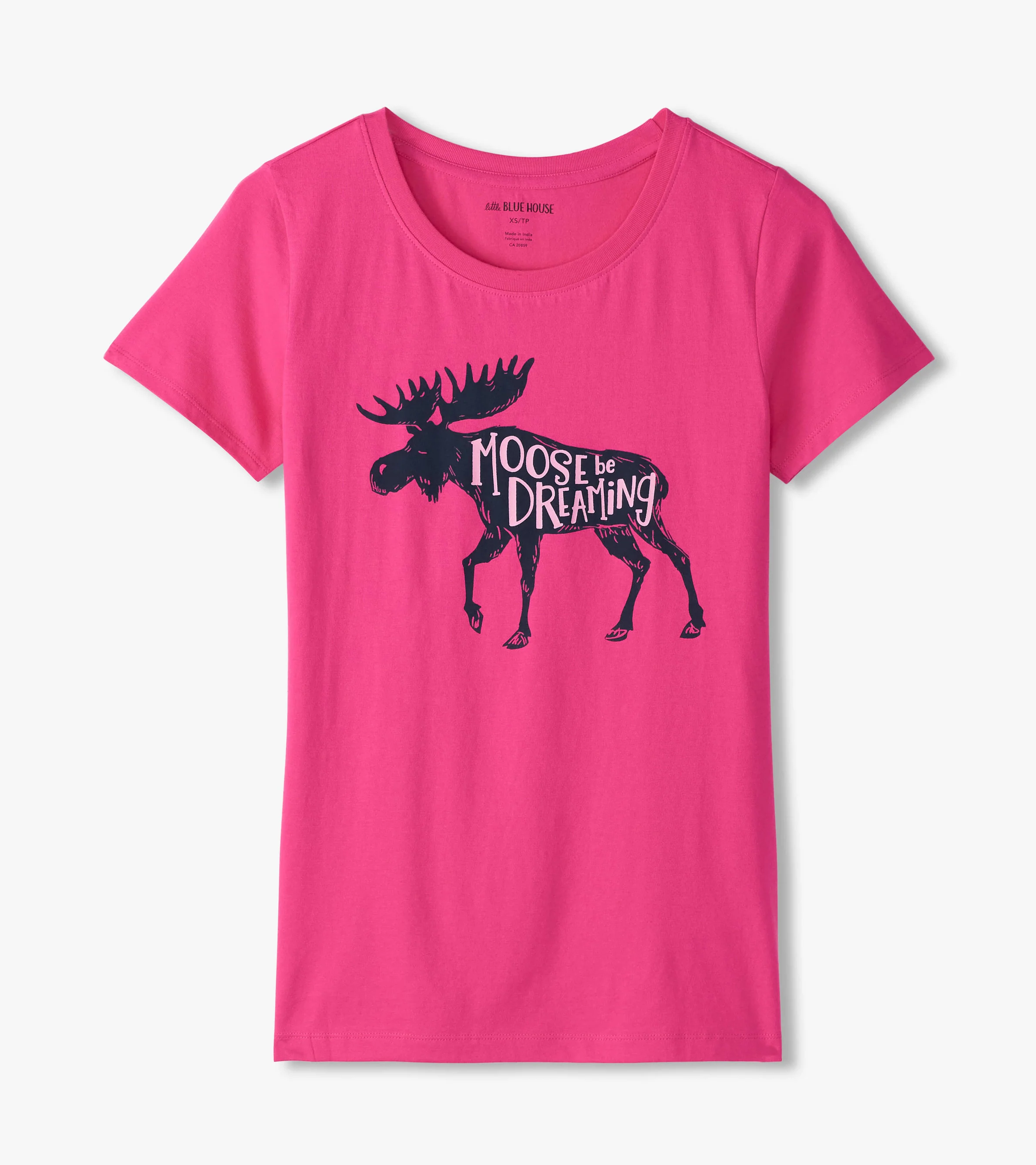 Raspberry Moose Women's Pajama T-Shirt - Image 2