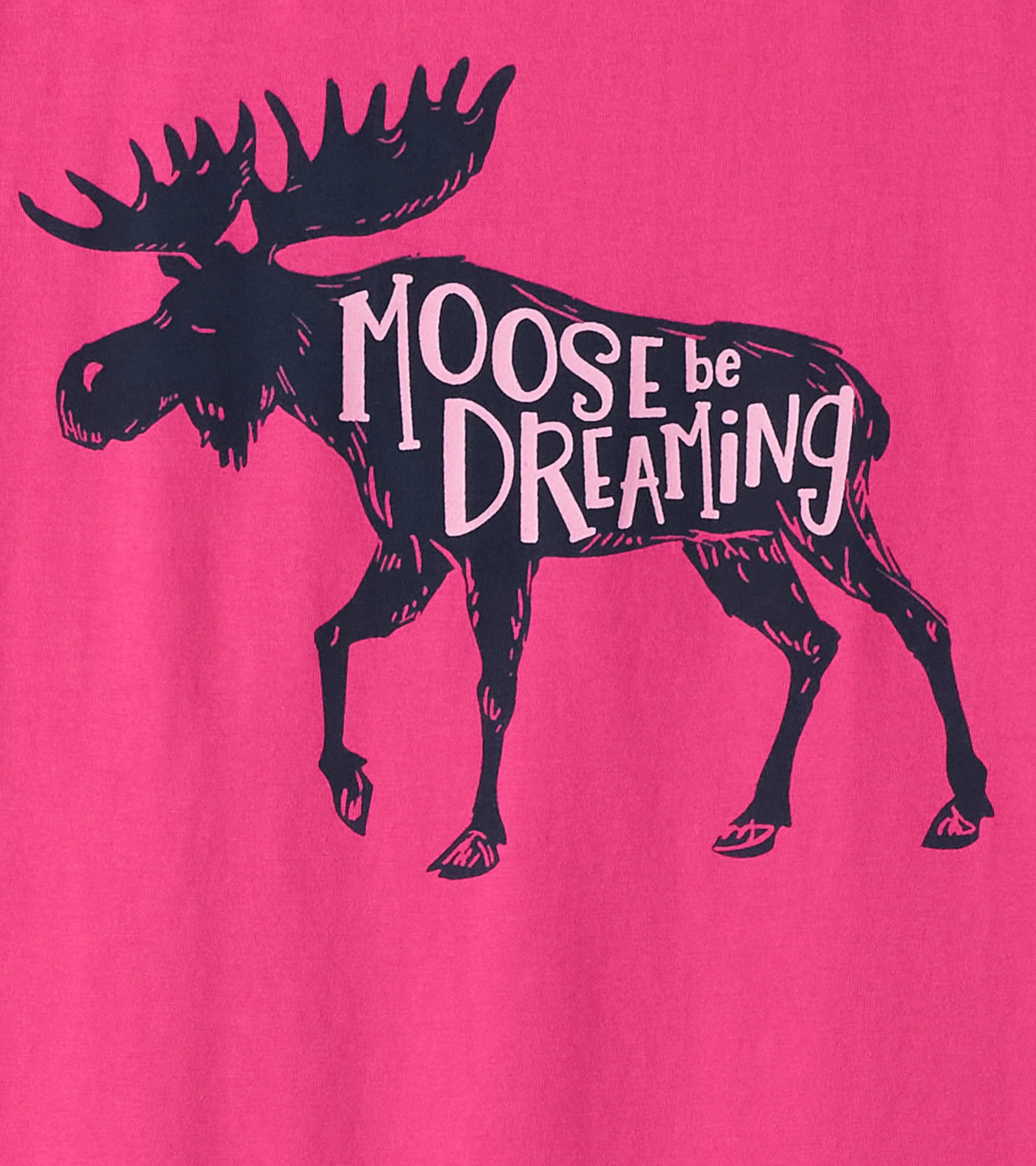 Raspberry Moose Women's Pajama T-Shirt - Image 5