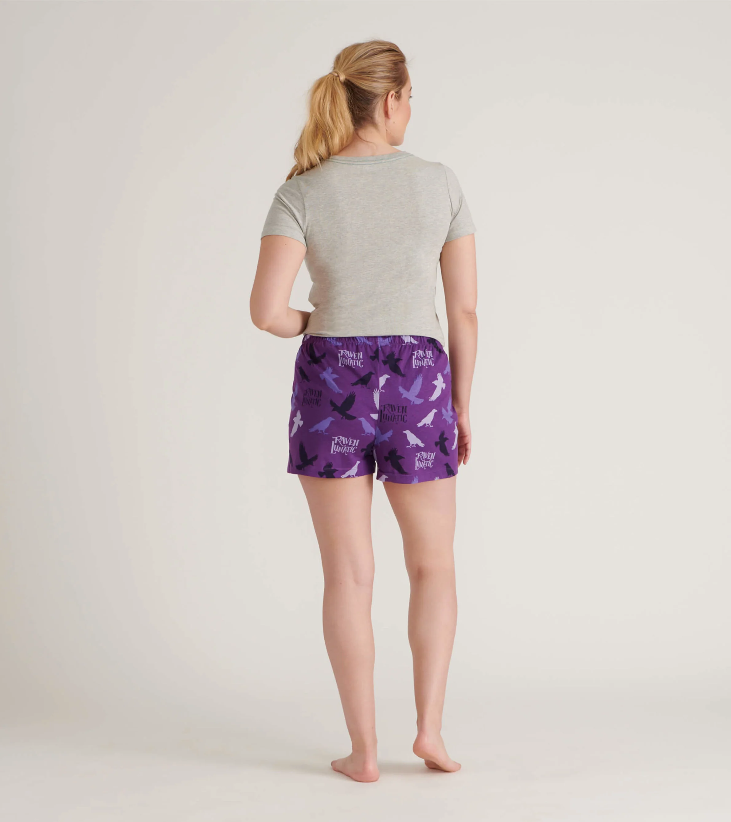 Raven Lunatic Women's Cotton Sleep Shorts - Image 4