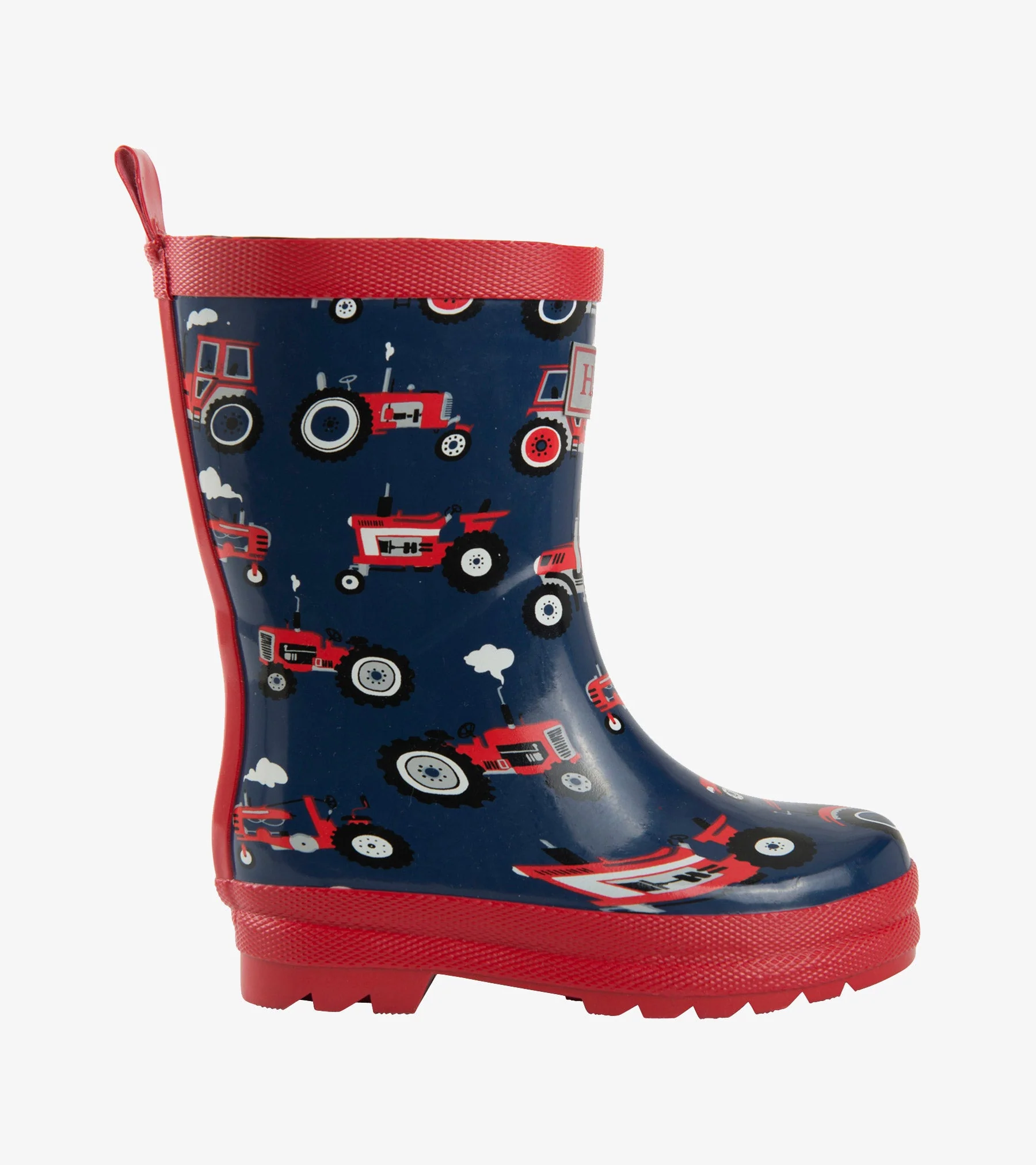 Red Farm Tractors Rain Boots - Image 3