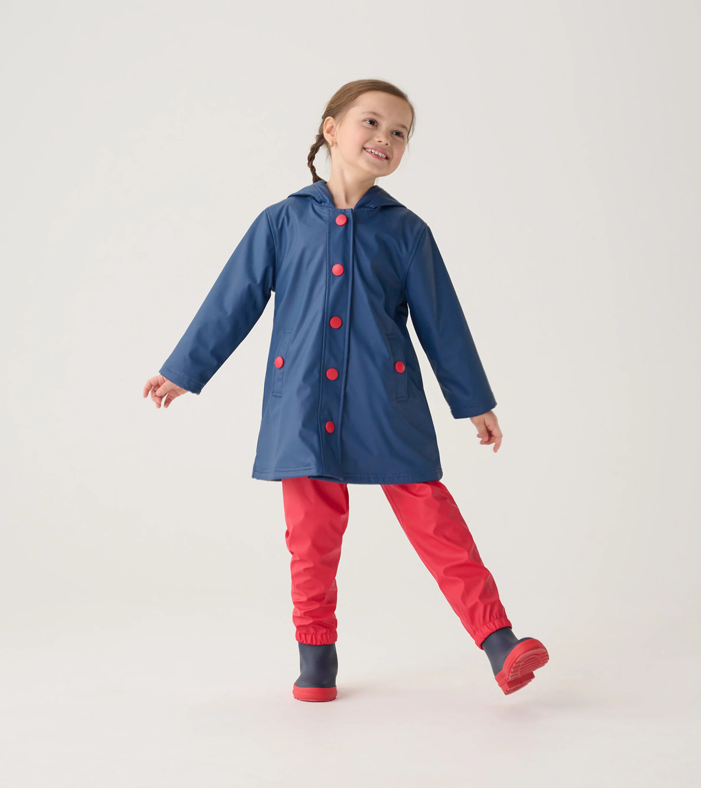 Red Kids Rain Pants - Image 2