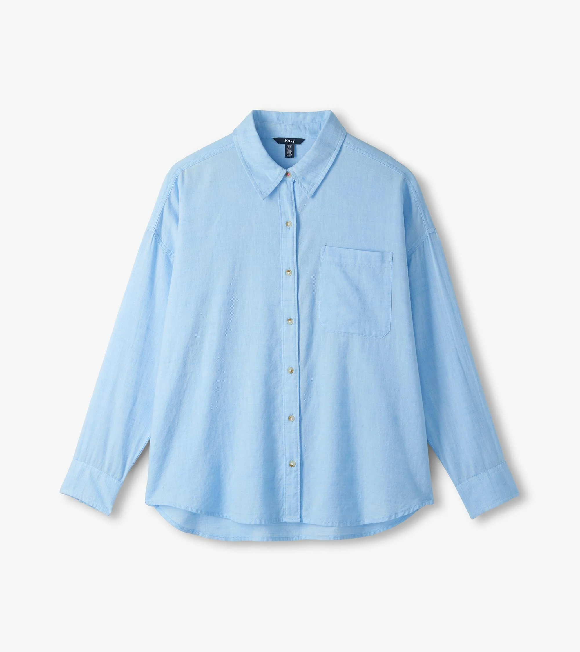 Relaxed Button Down - Light Blue Chambray - Image 2