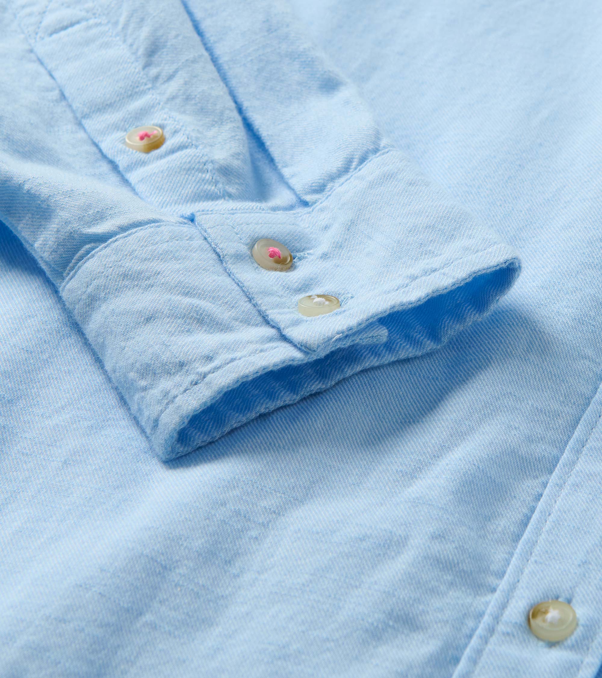 Relaxed Button Down - Light Blue Chambray - Image 8