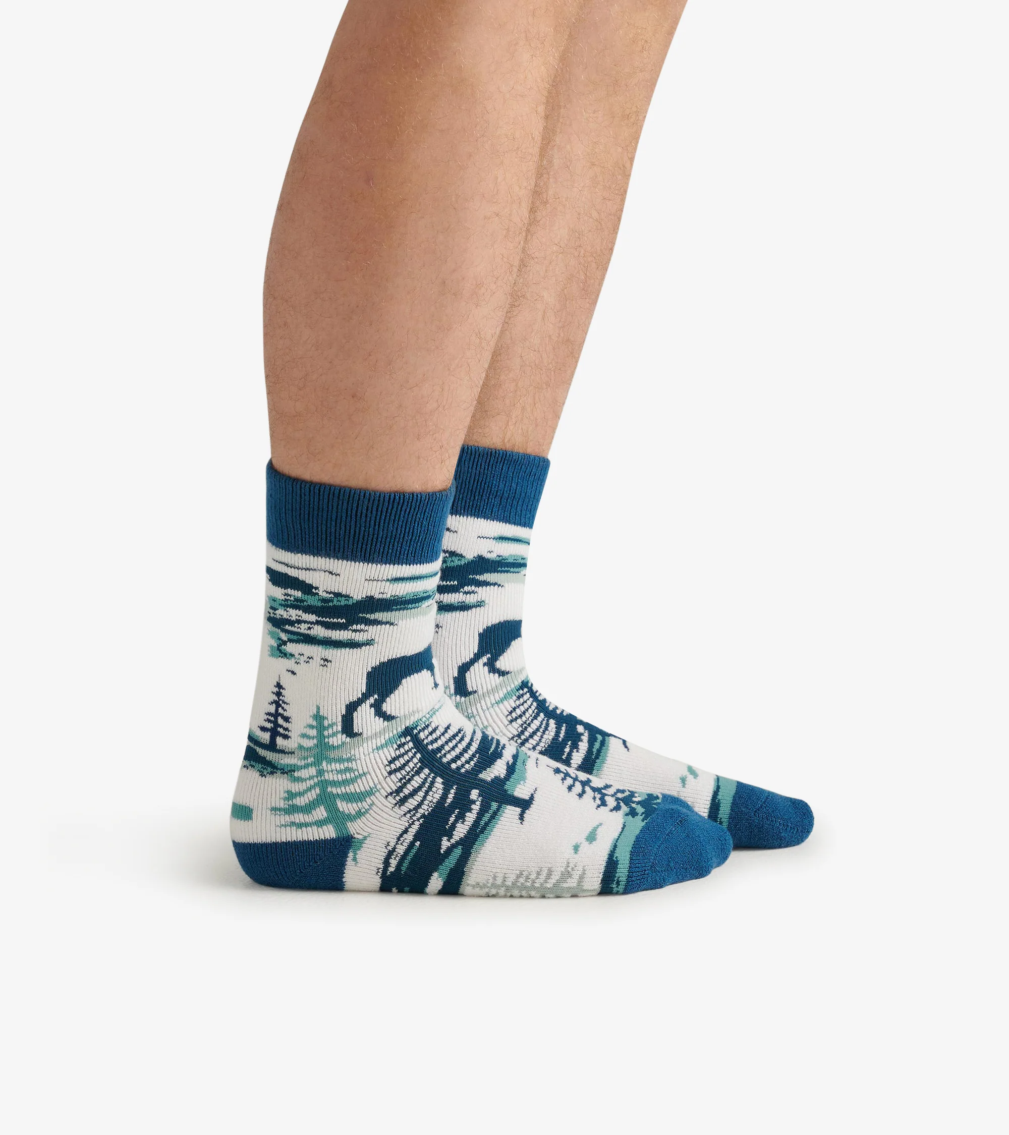 Roaming Moose Cozy Socks