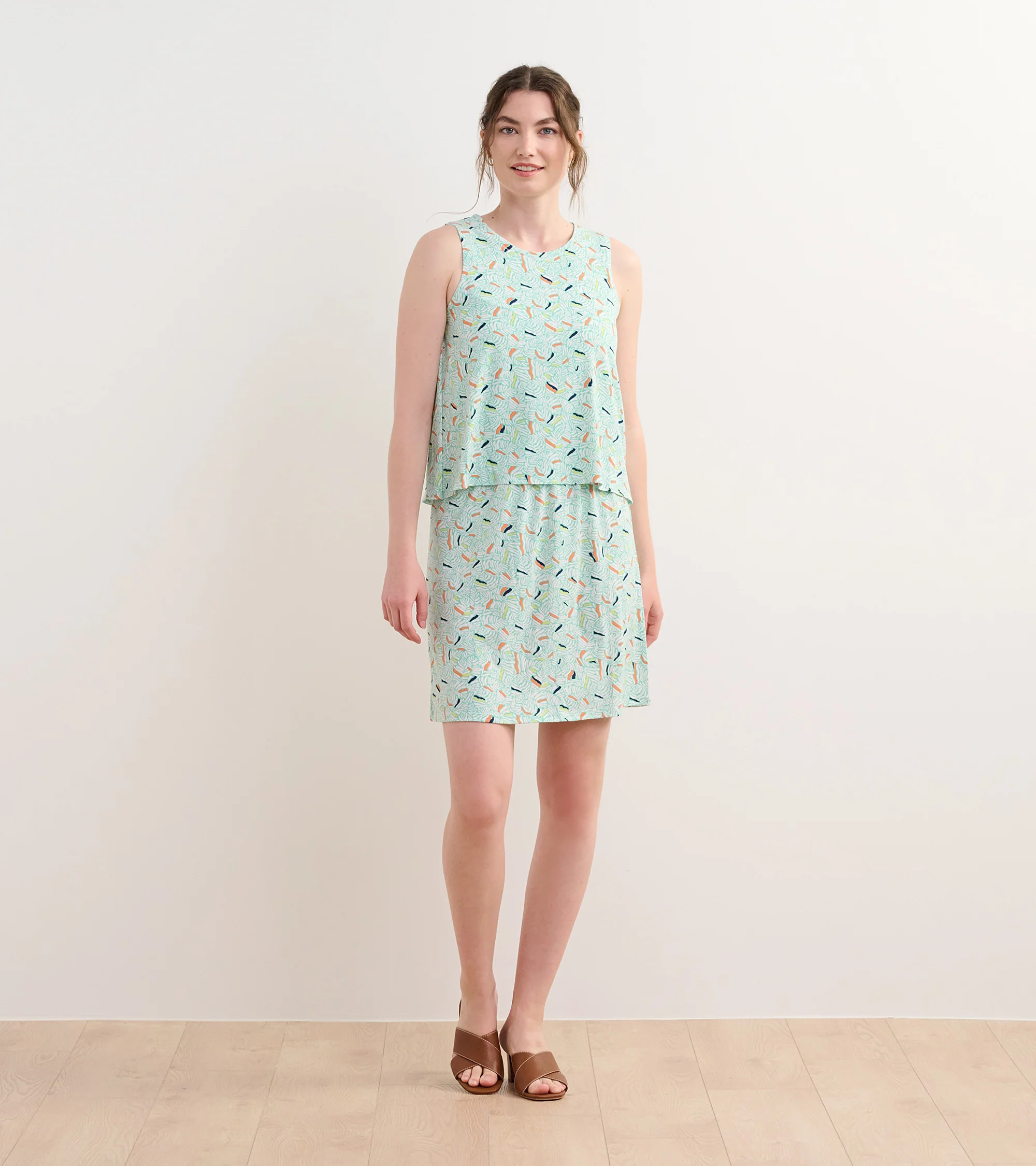 Roberta Dress - Organic Leaves - Image 2