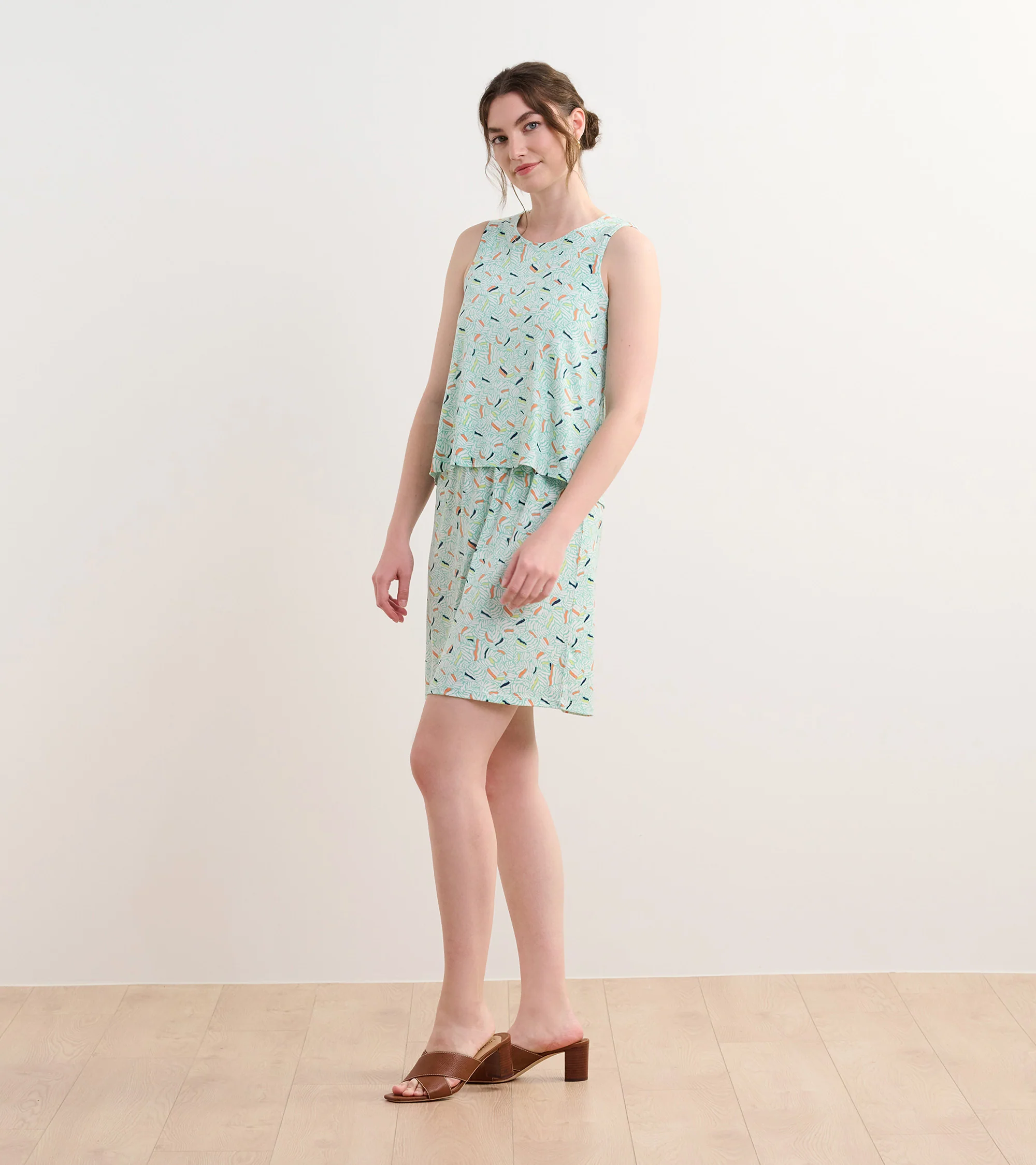 Roberta Dress - Organic Leaves - Image 3