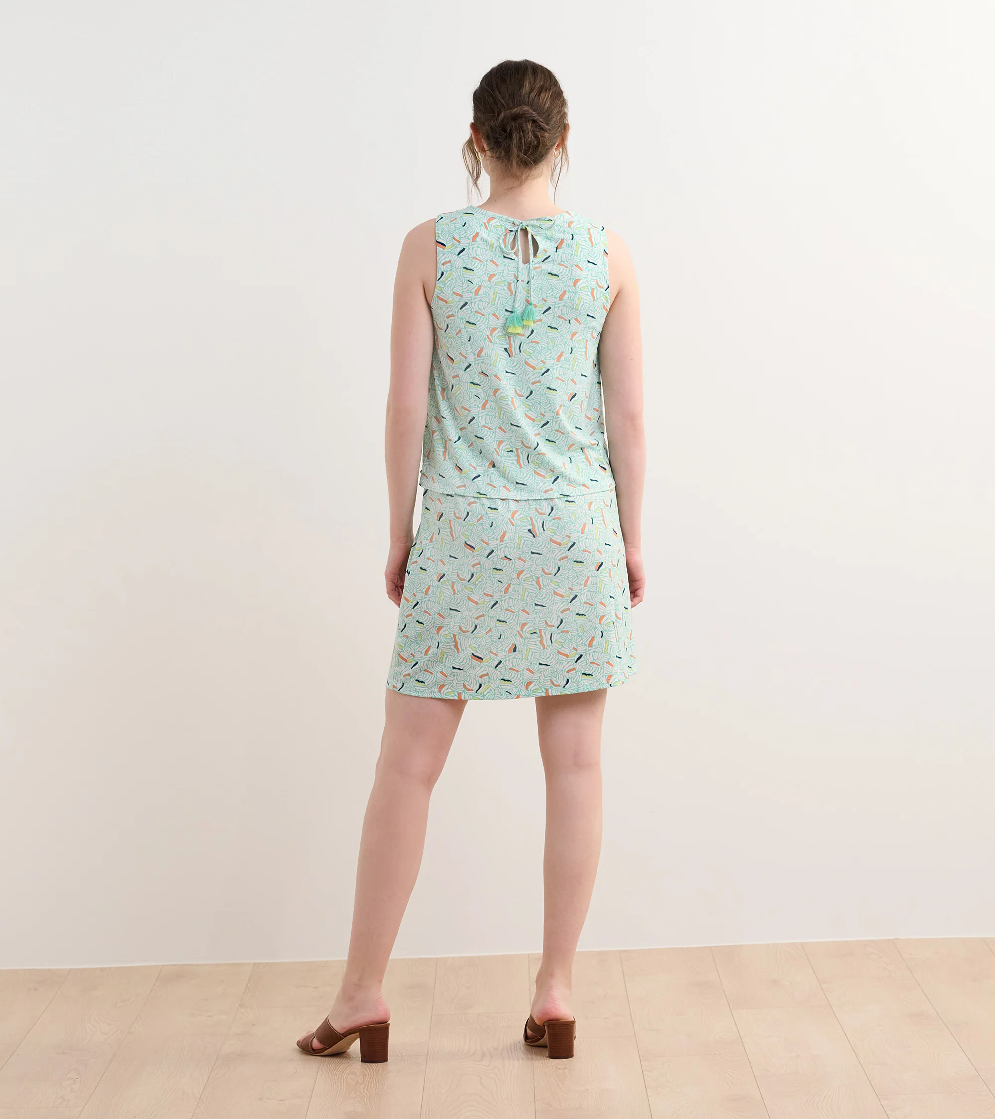 Roberta Dress - Organic Leaves - Image 4
