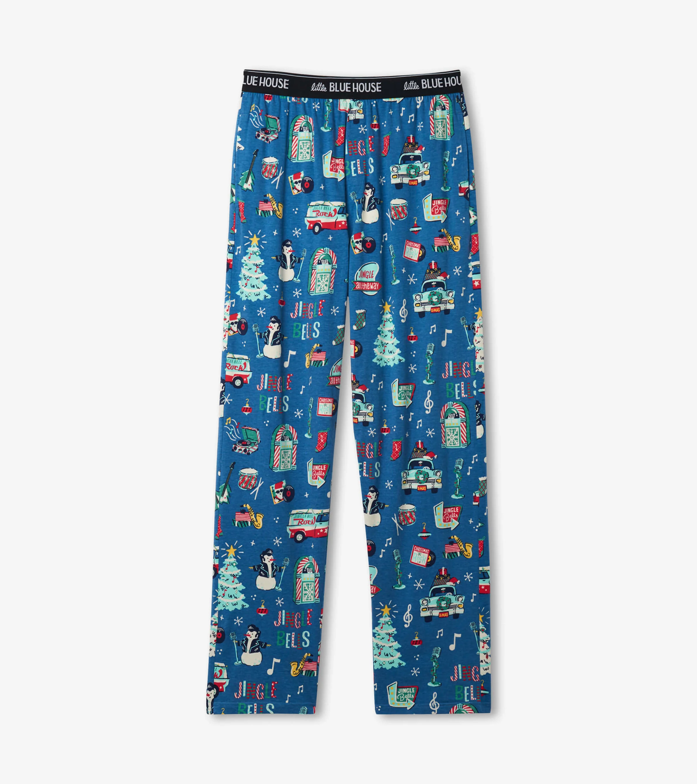 Rockin Holidays Men's Stretch Cotton Pajama Pants - Image 4