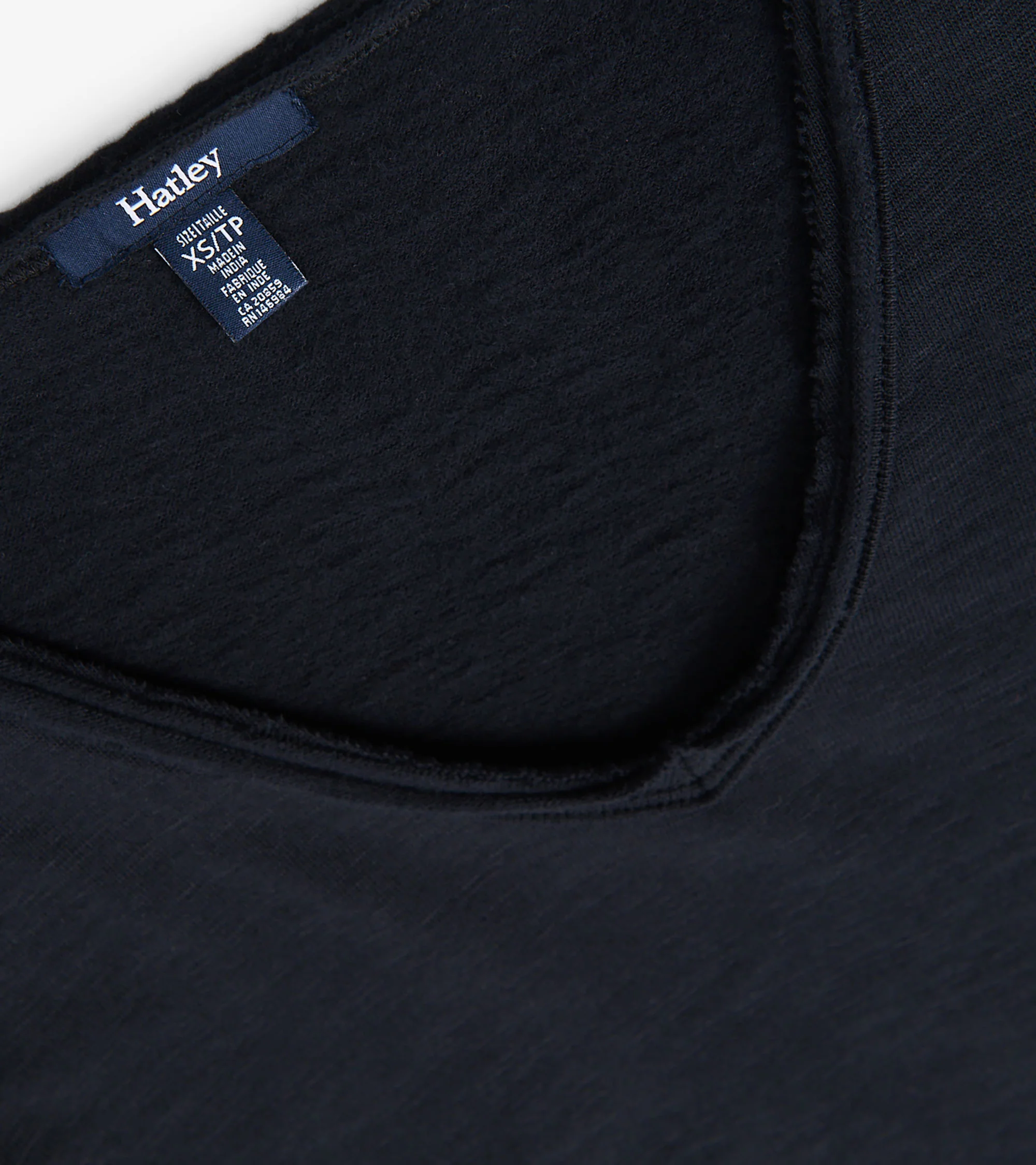 Sadie V-Neck Tee - Black - Image 6