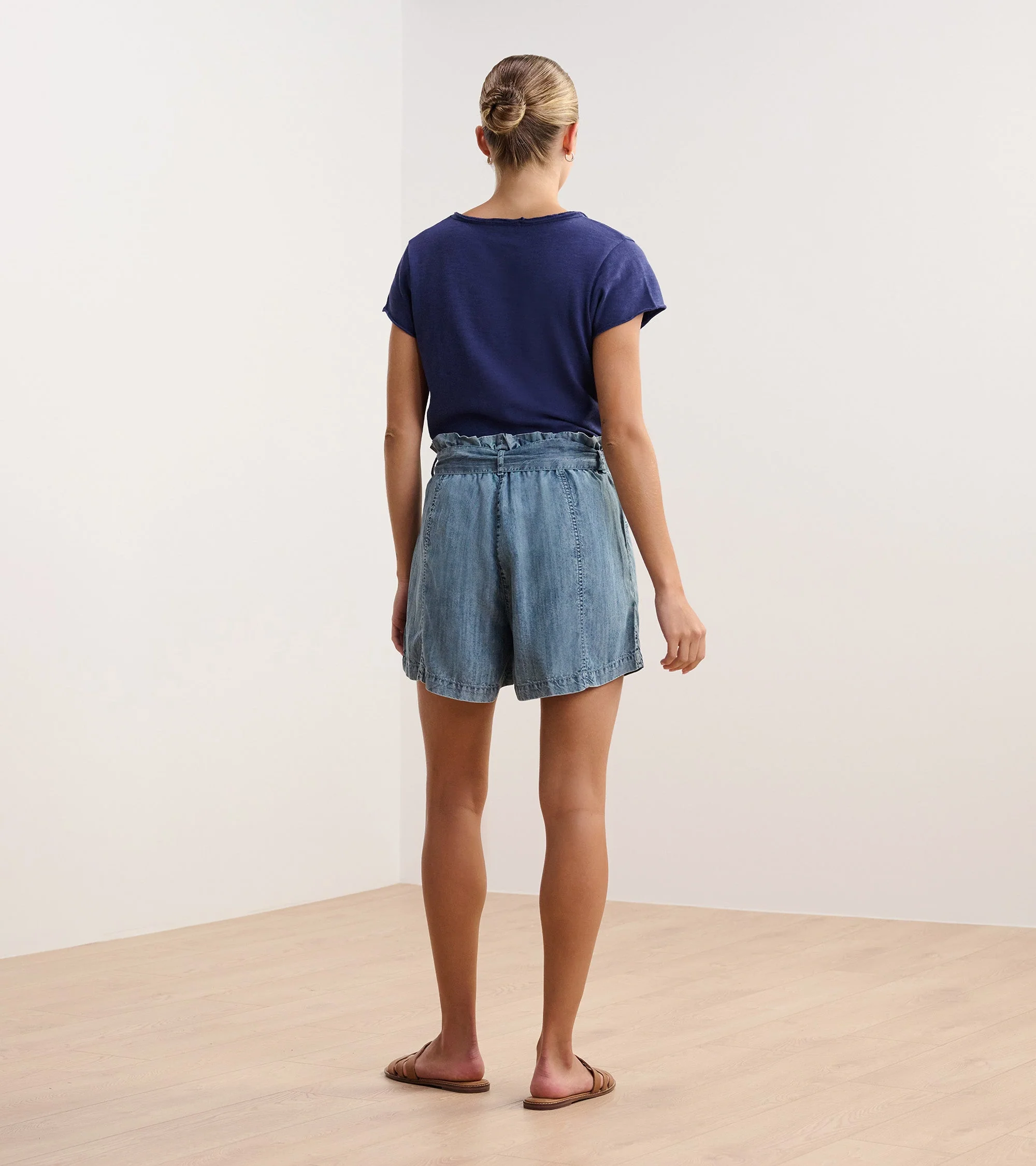 Sadie V-Neck Tee - Patriot Blue - Image 5