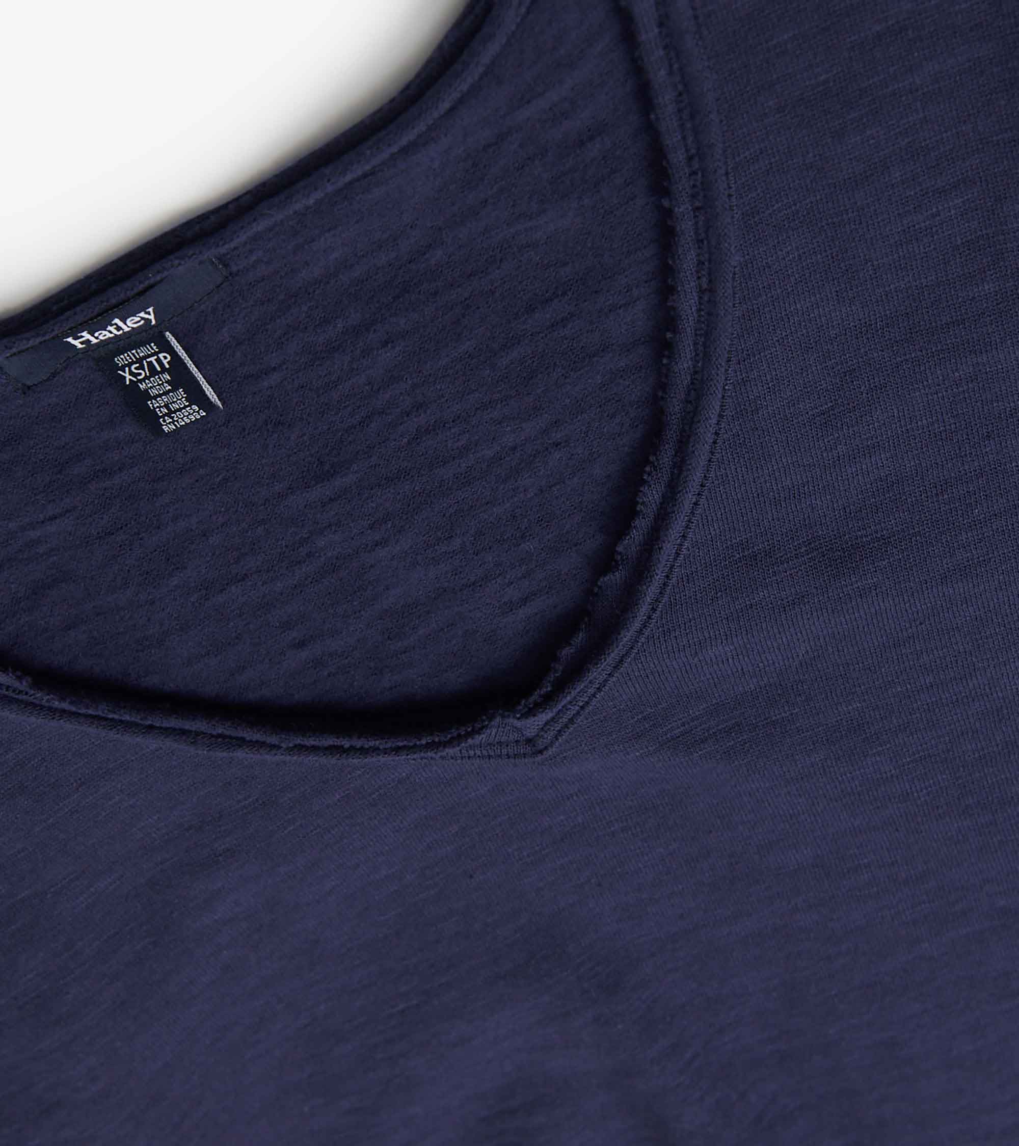 Sadie V-Neck Tee - Patriot Blue - Image 6