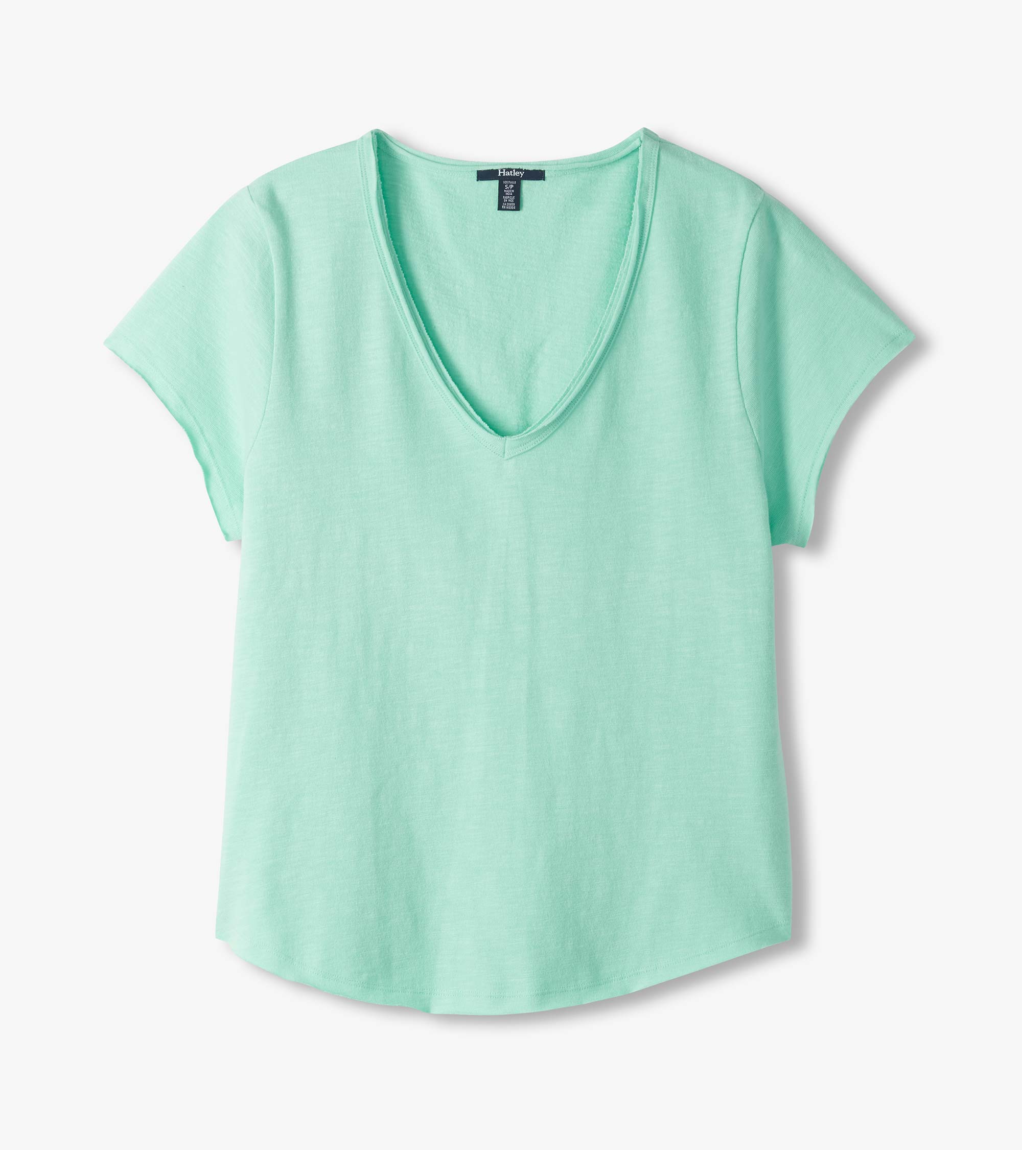 Sadie V-Neck Tee - Sea Glass - Image 2