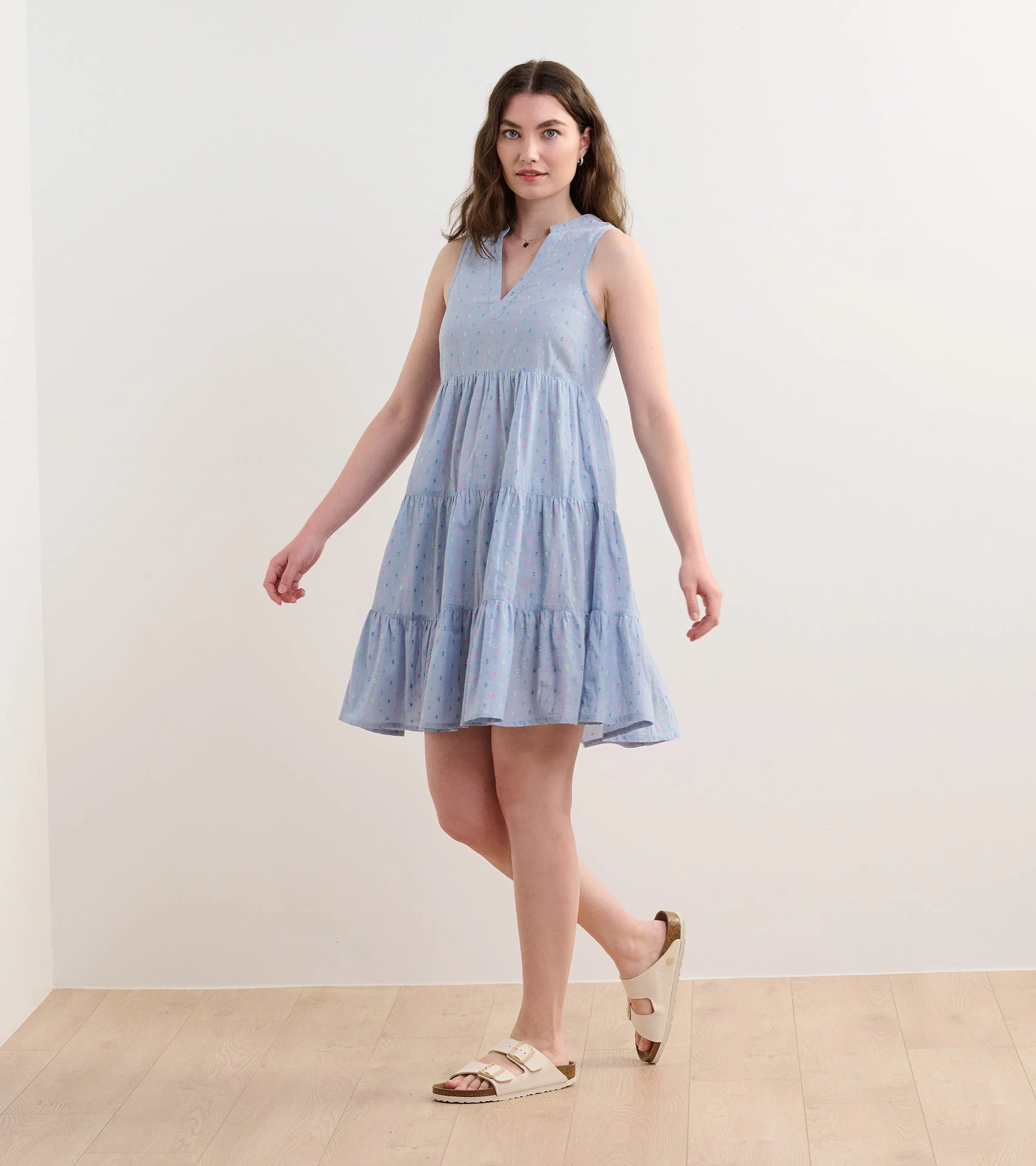Savannah Dress - Bright Spot Chambray - Image 3