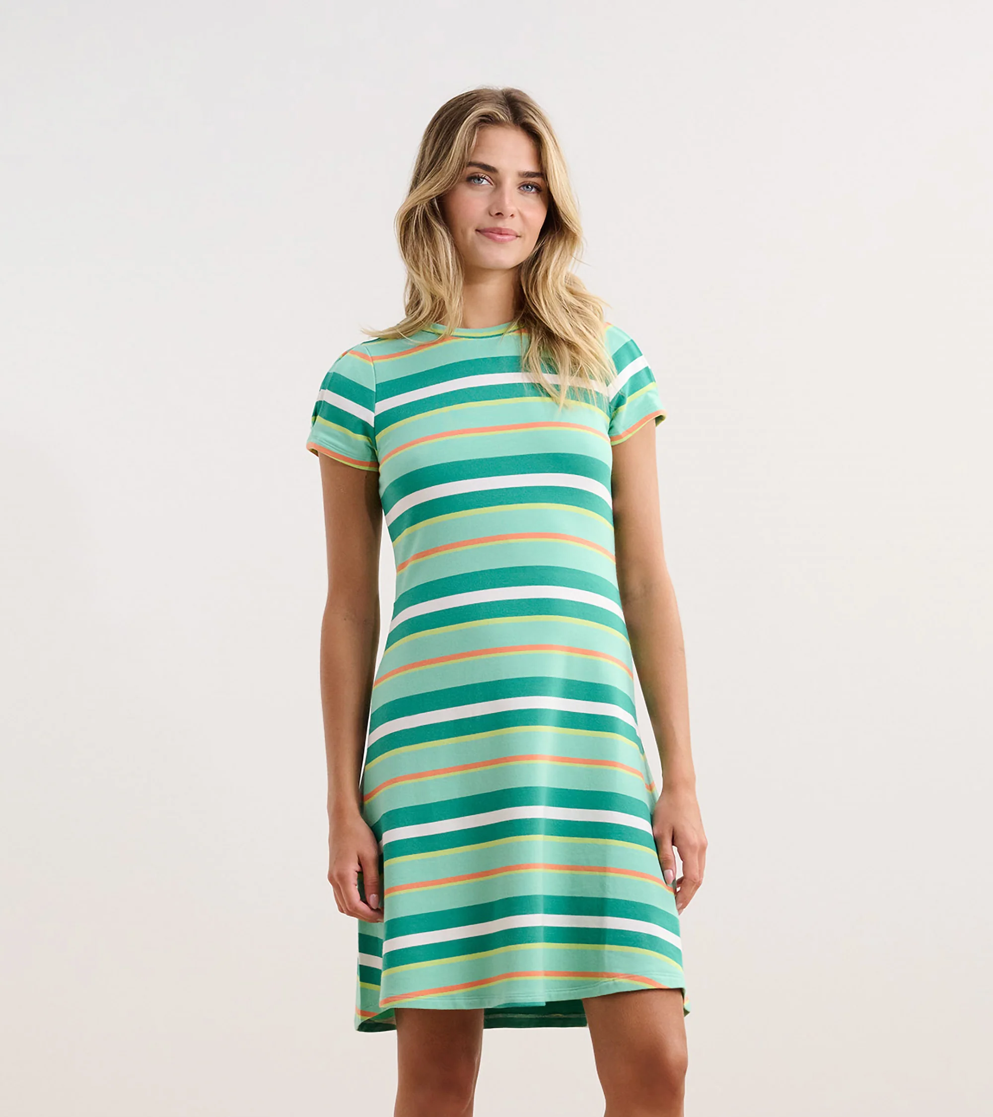 Sienna Dress - Beveled Glass Stripes