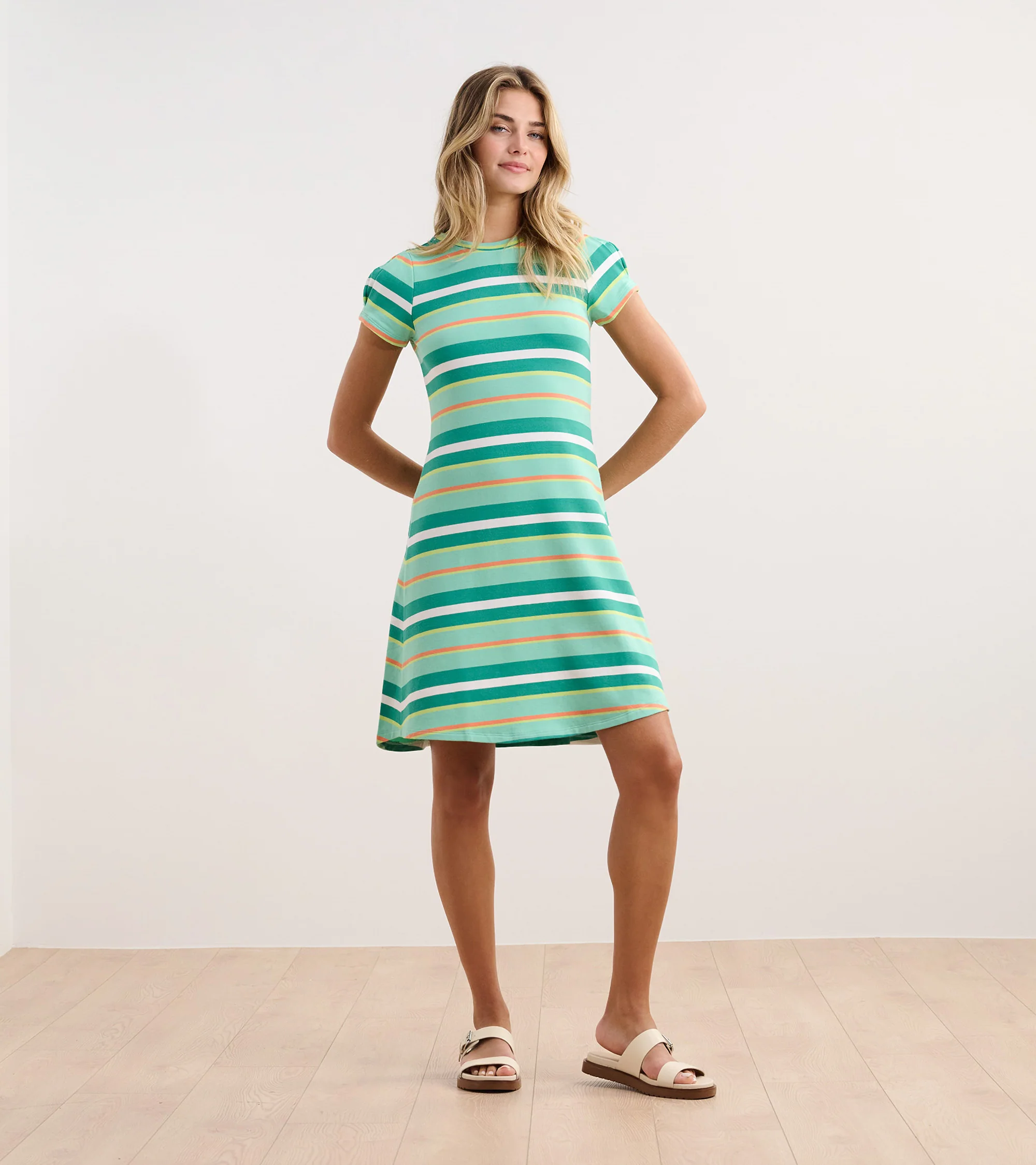Sienna Dress - Beveled Glass Stripes - Image 2