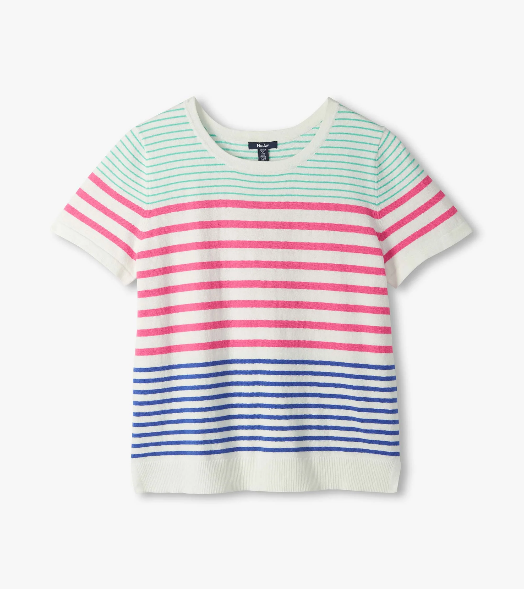 Simone Knit Tee - Summer Stripes - Image 2