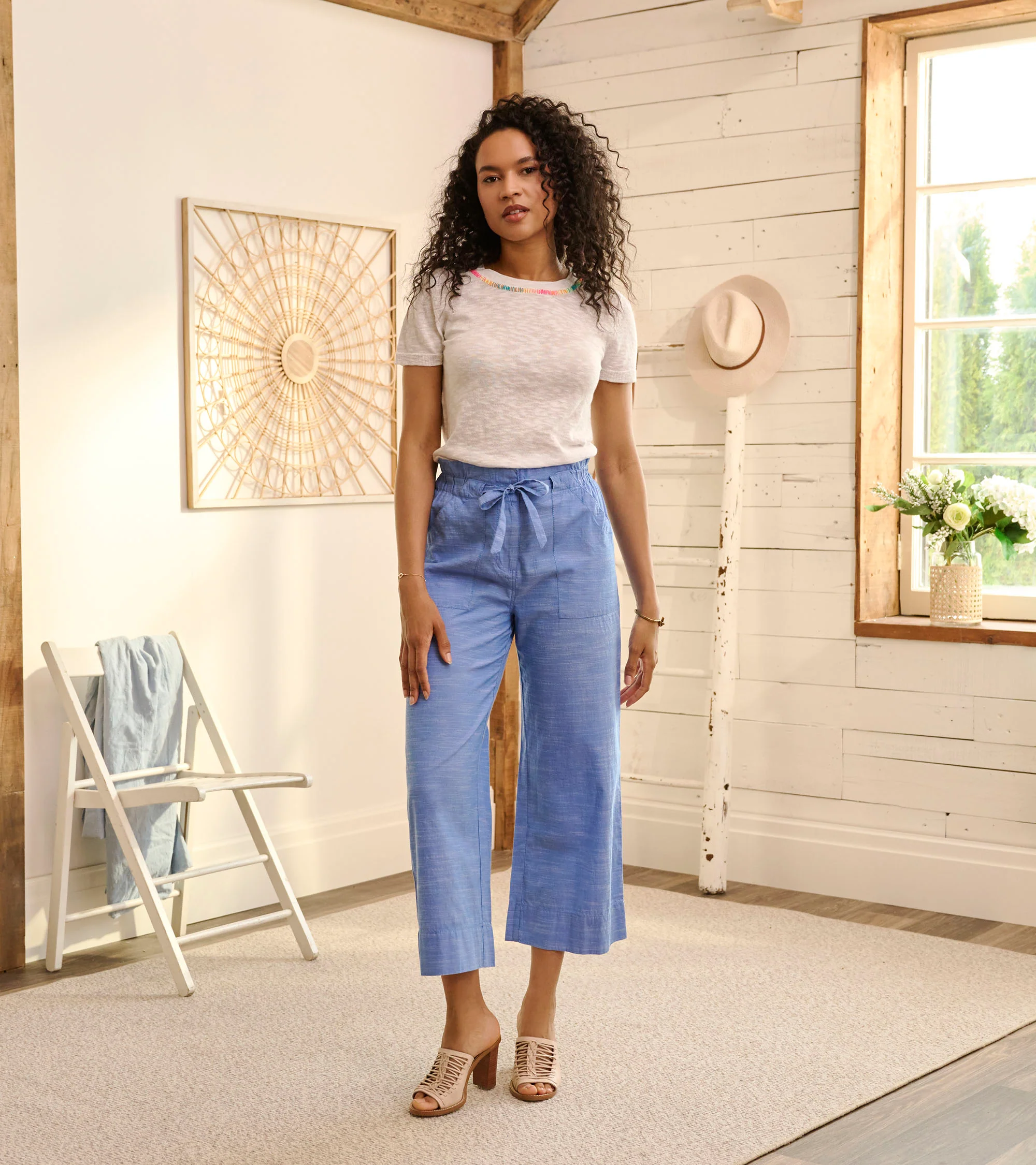 Simone Knit Tee - White - Image 6