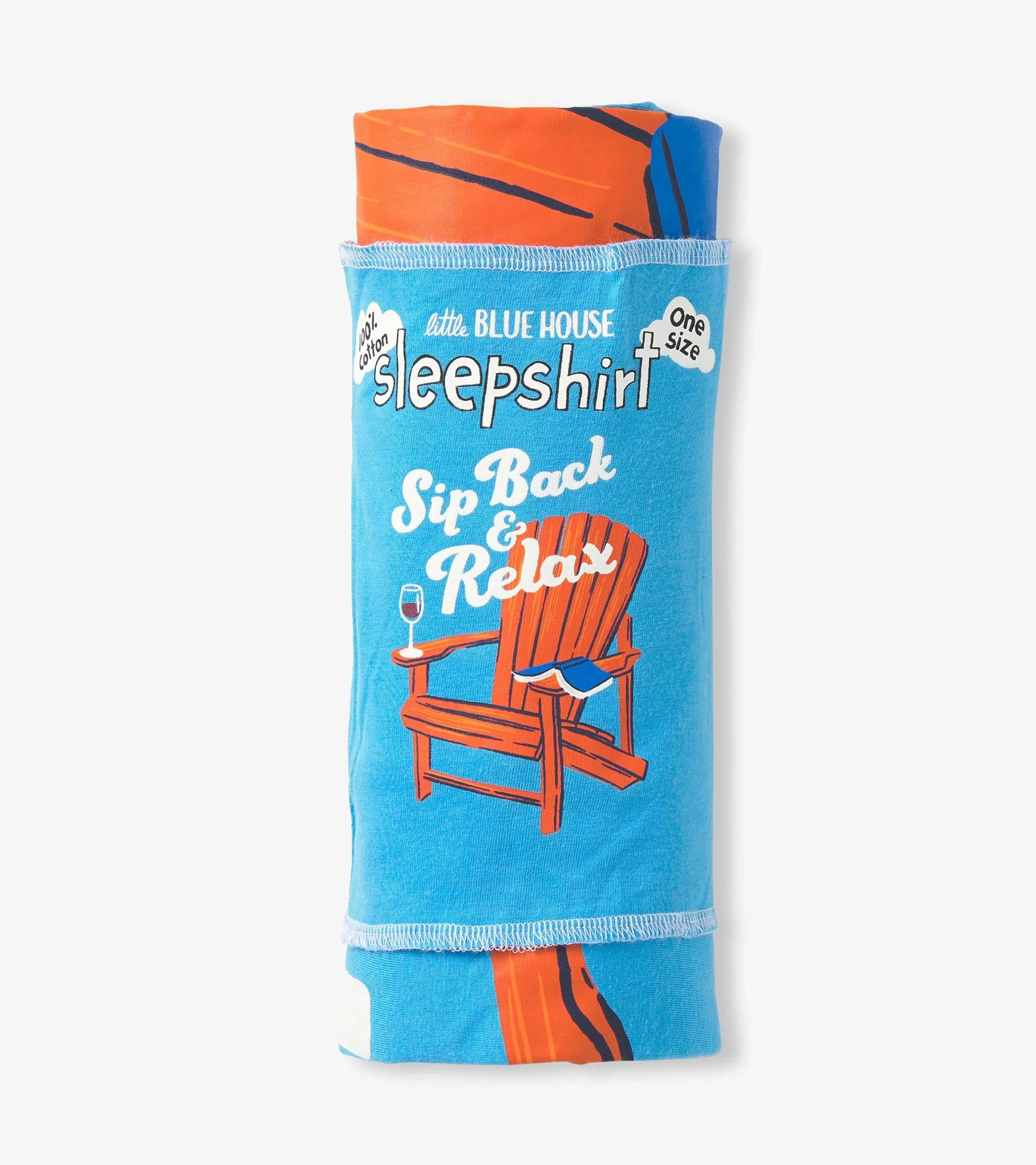 Sip Back and Relax Women's Cotton Sleepshirt - Image 3