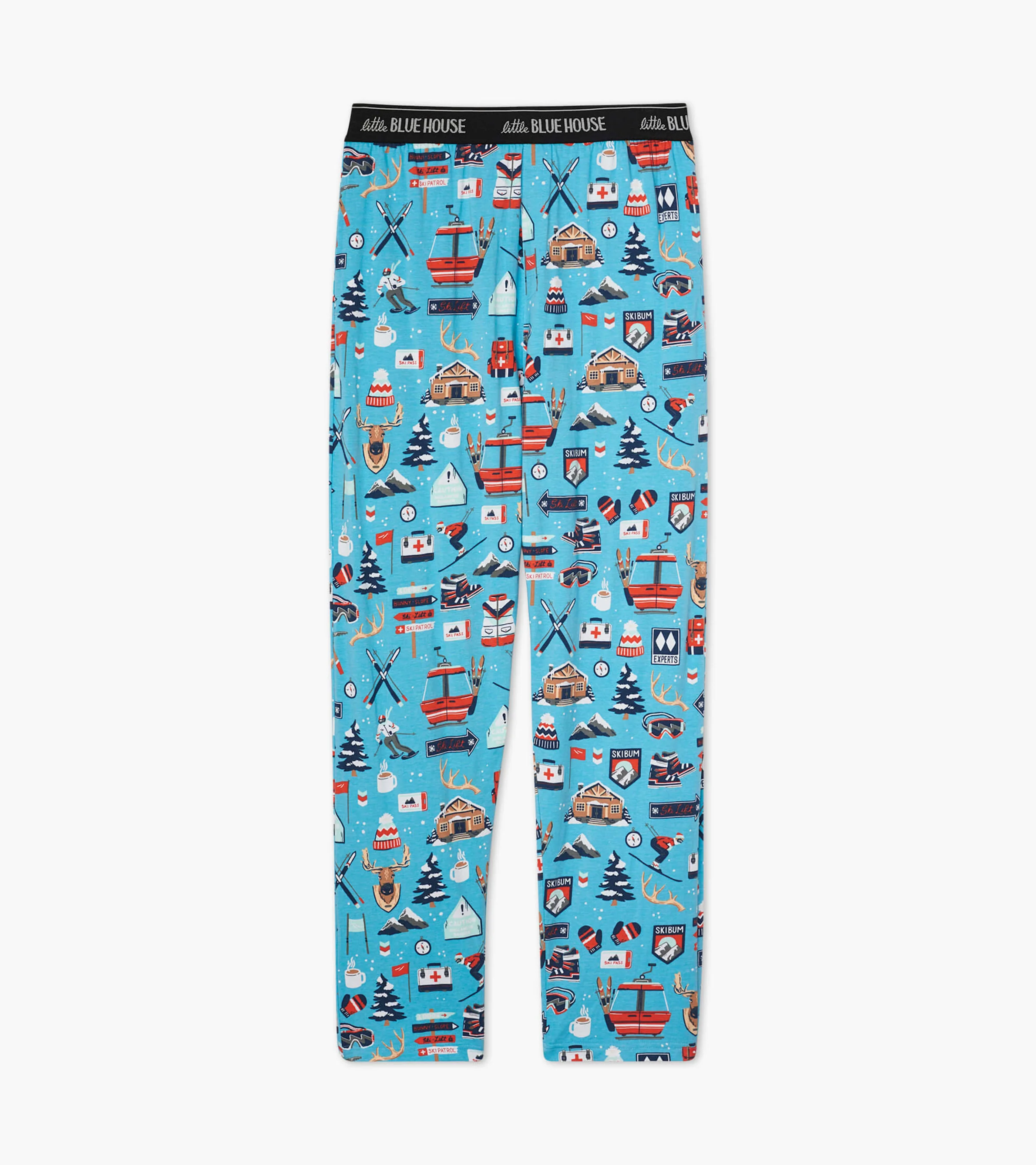 Ski Holiday Men's Stretch Cotton Pajama Pants - Image 4