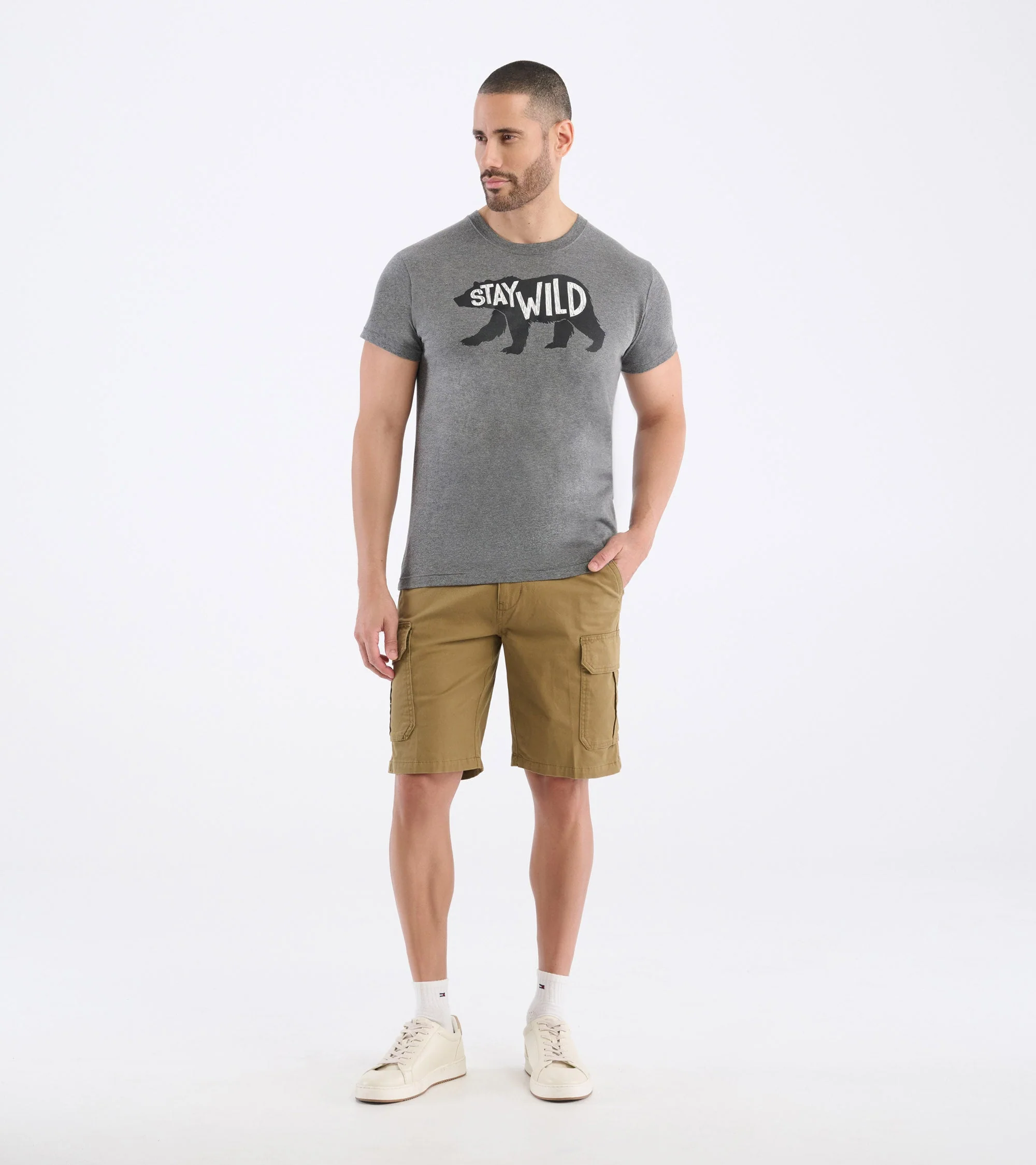 Stay Wild Men's Tee - Image 3