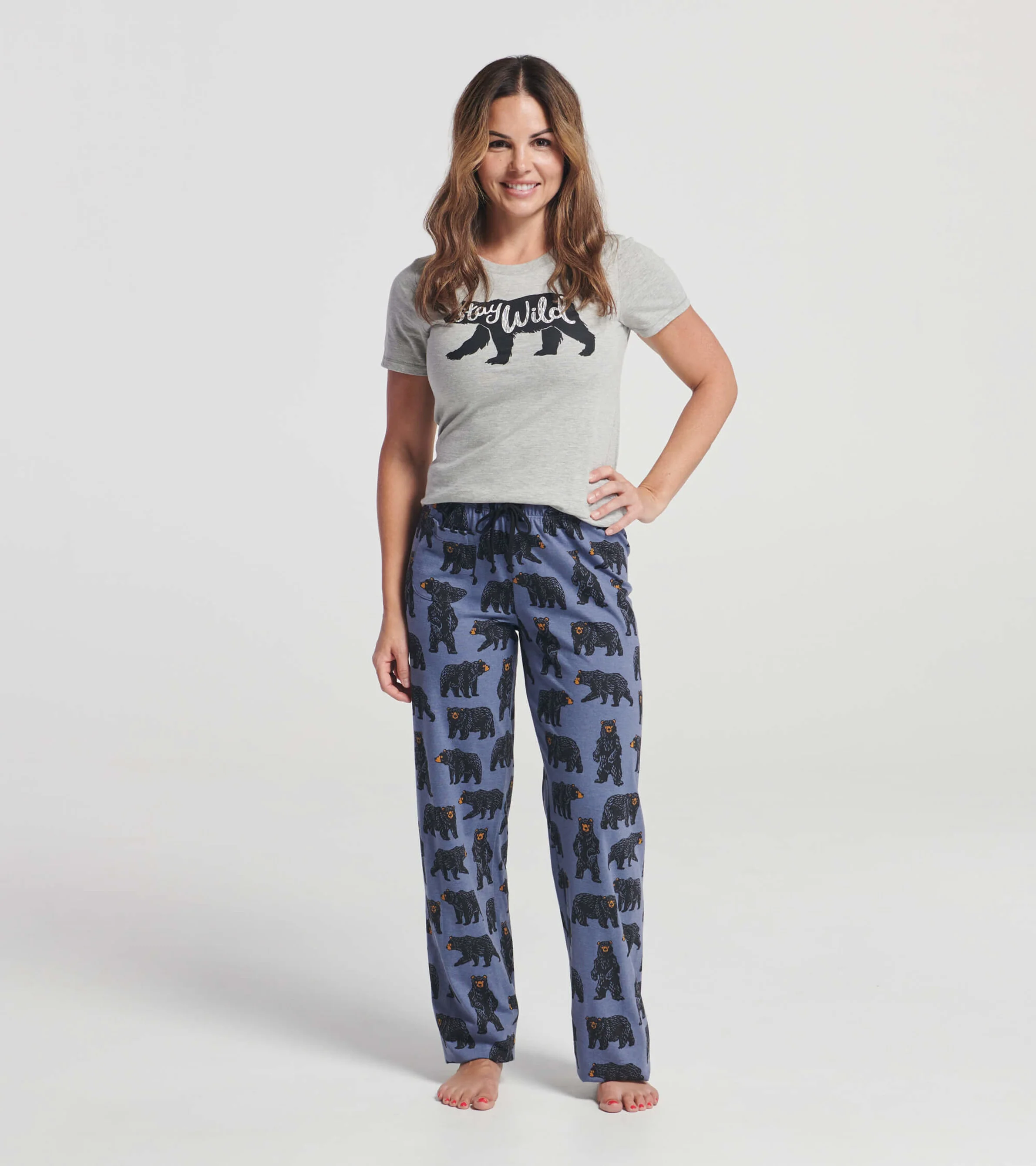 Stay Wild Women's Pajama T-Shirt - Image 3