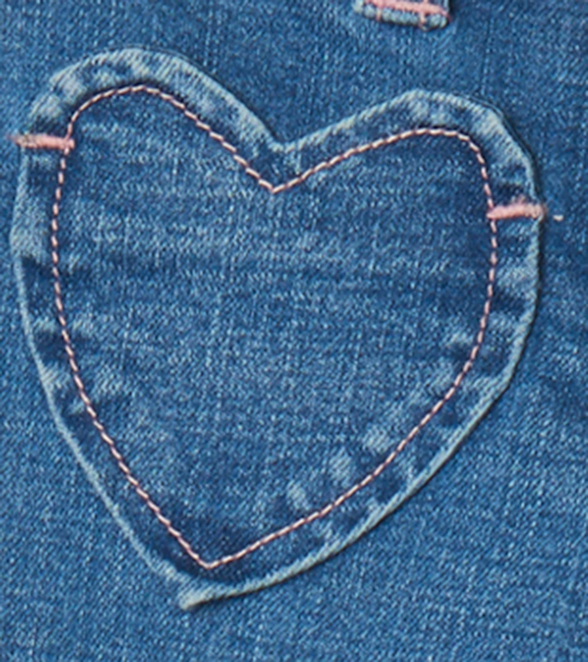 Girls Stretch Denim Wide Leg Pants - Image 7