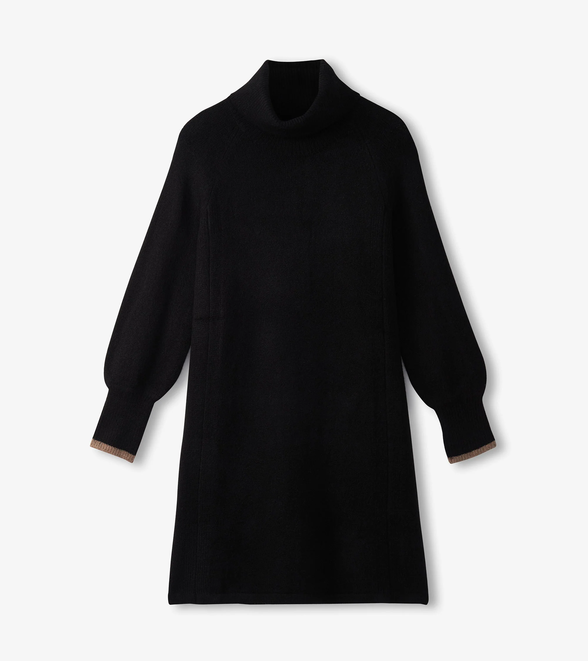Swing Sweater Dress - Black