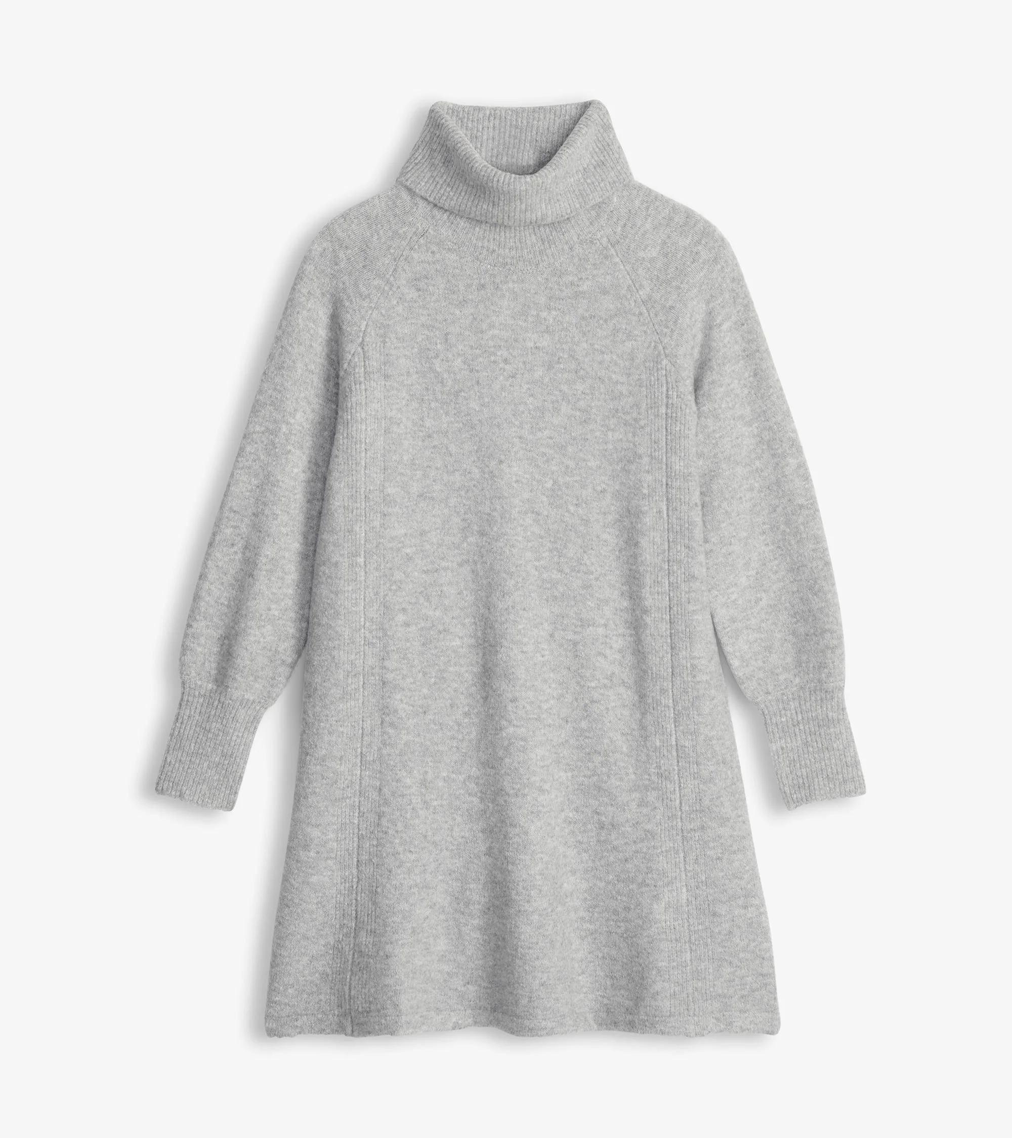 Swing Sweater Dress - Grey Heather - Image 2