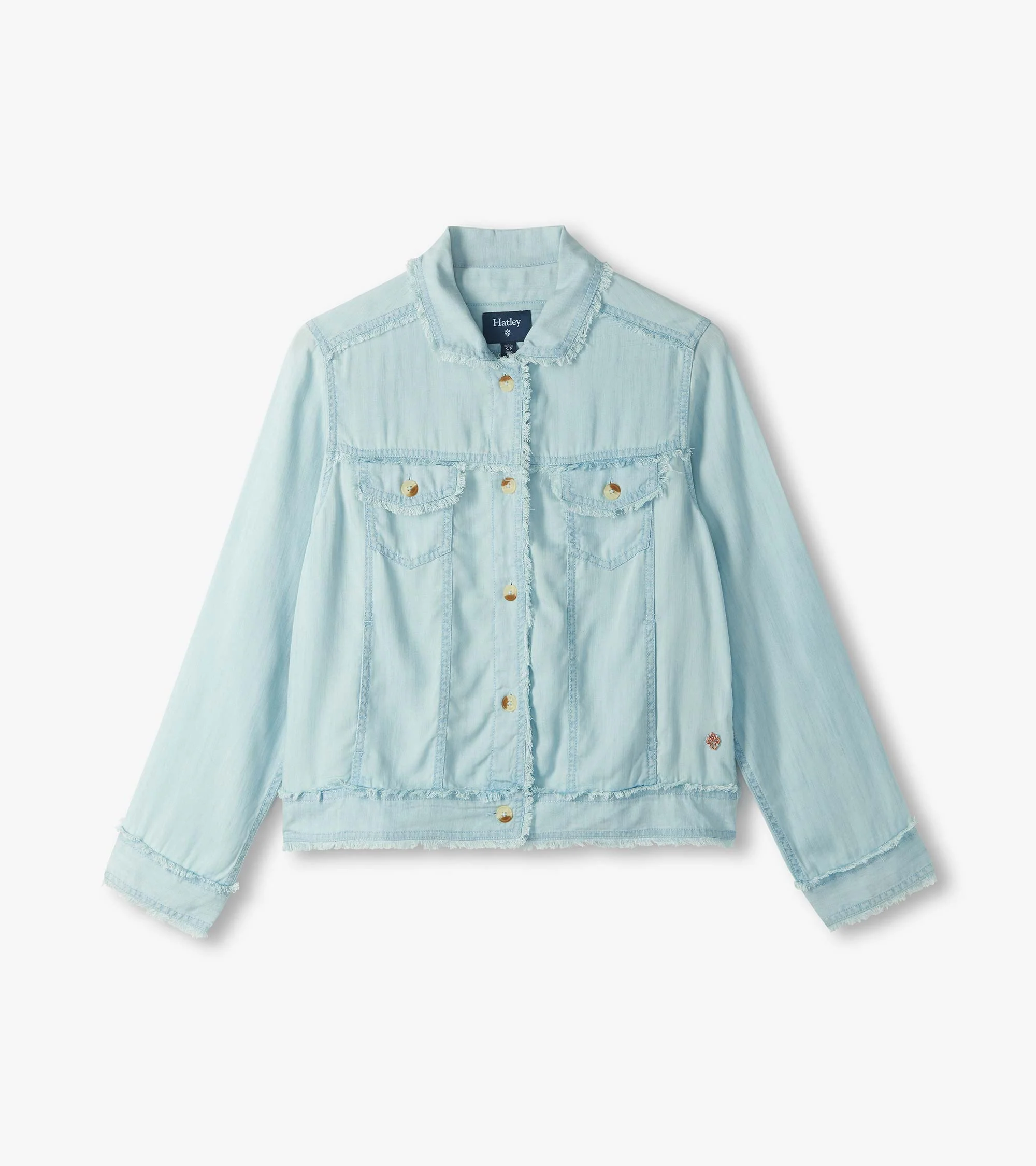 Tencel Jacket - Soft Blue Wash - Image 2