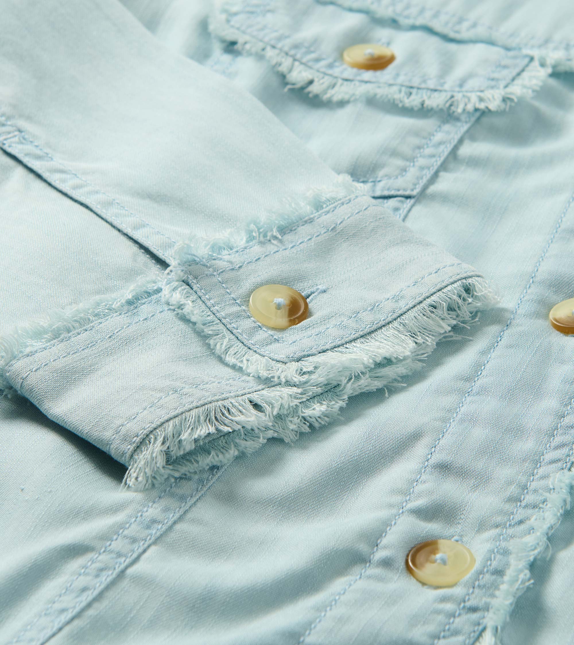 Tencel Jacket - Soft Blue Wash - Image 6