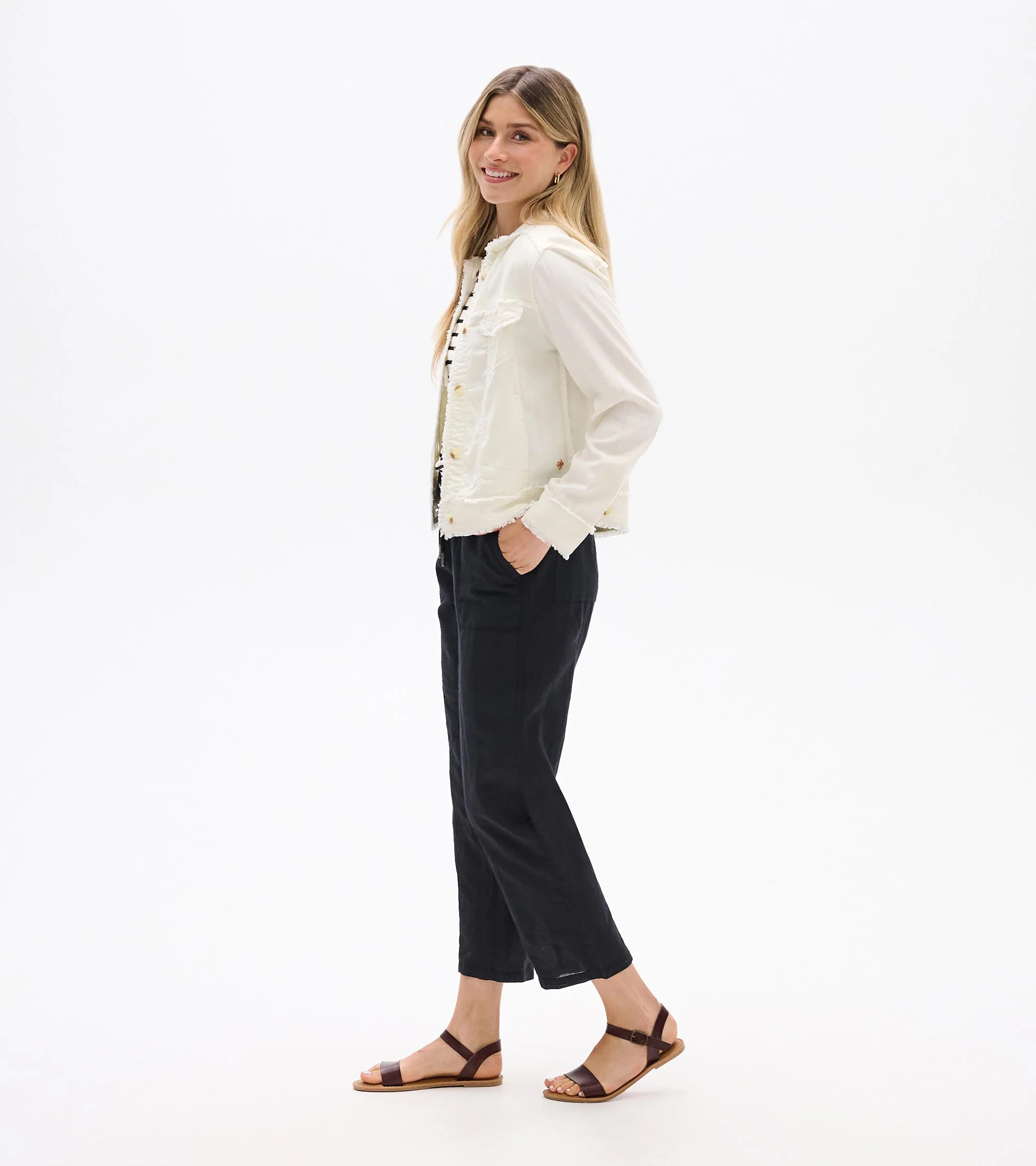 Tencel Jacket - Whisper White - Image 5
