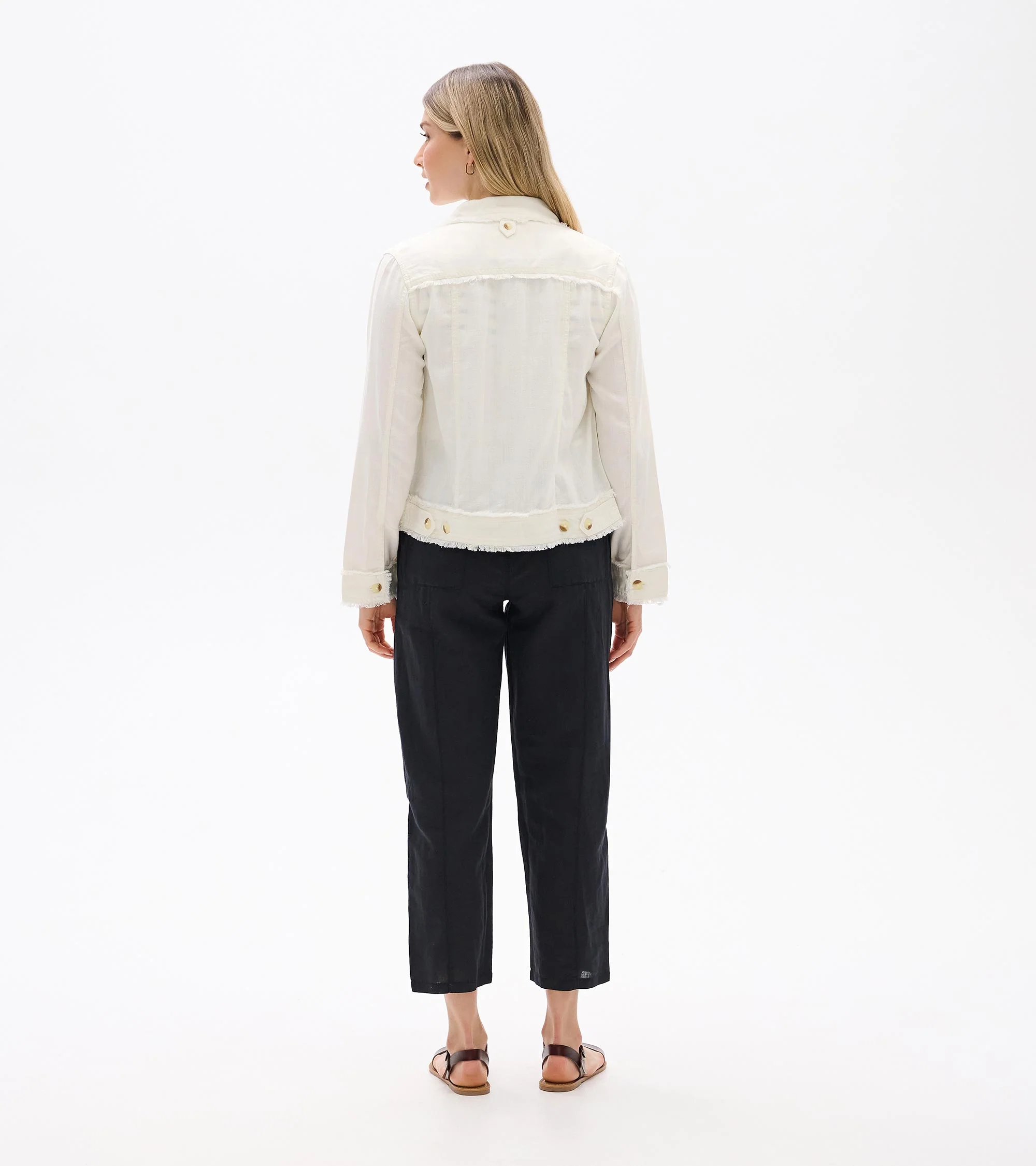 Tencel Jacket - Whisper White - Image 6