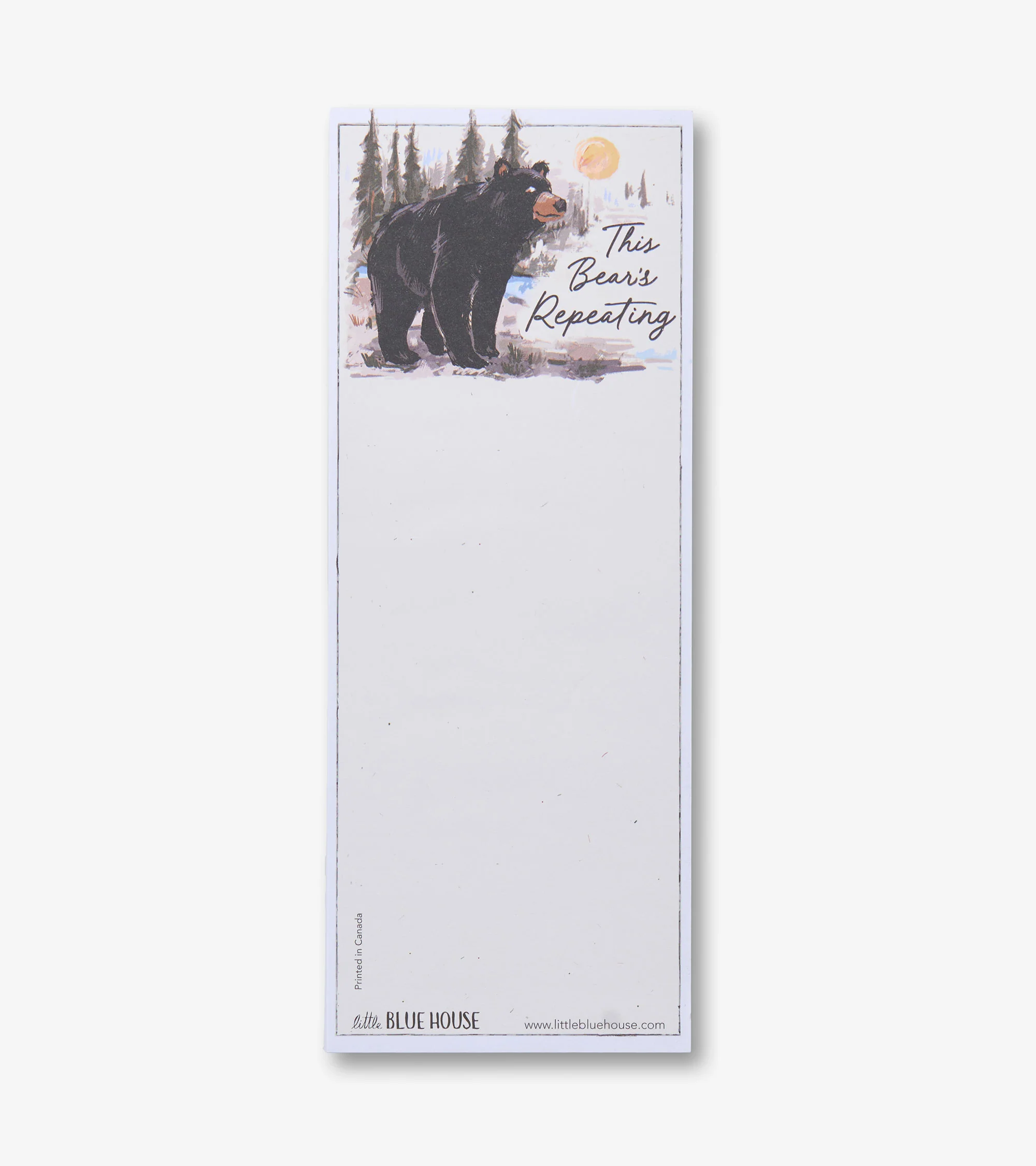 This Bear's Repeating Magnetic Notepad