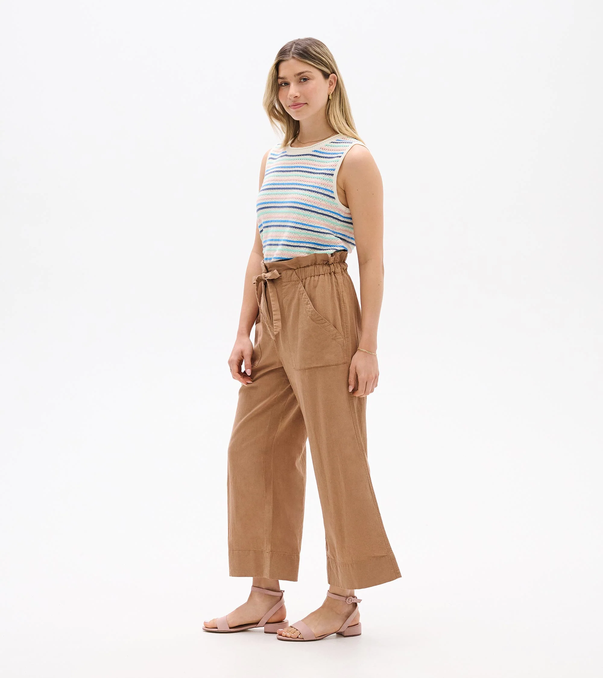 Tie Front Pants - Tiger's Eye - Image 4