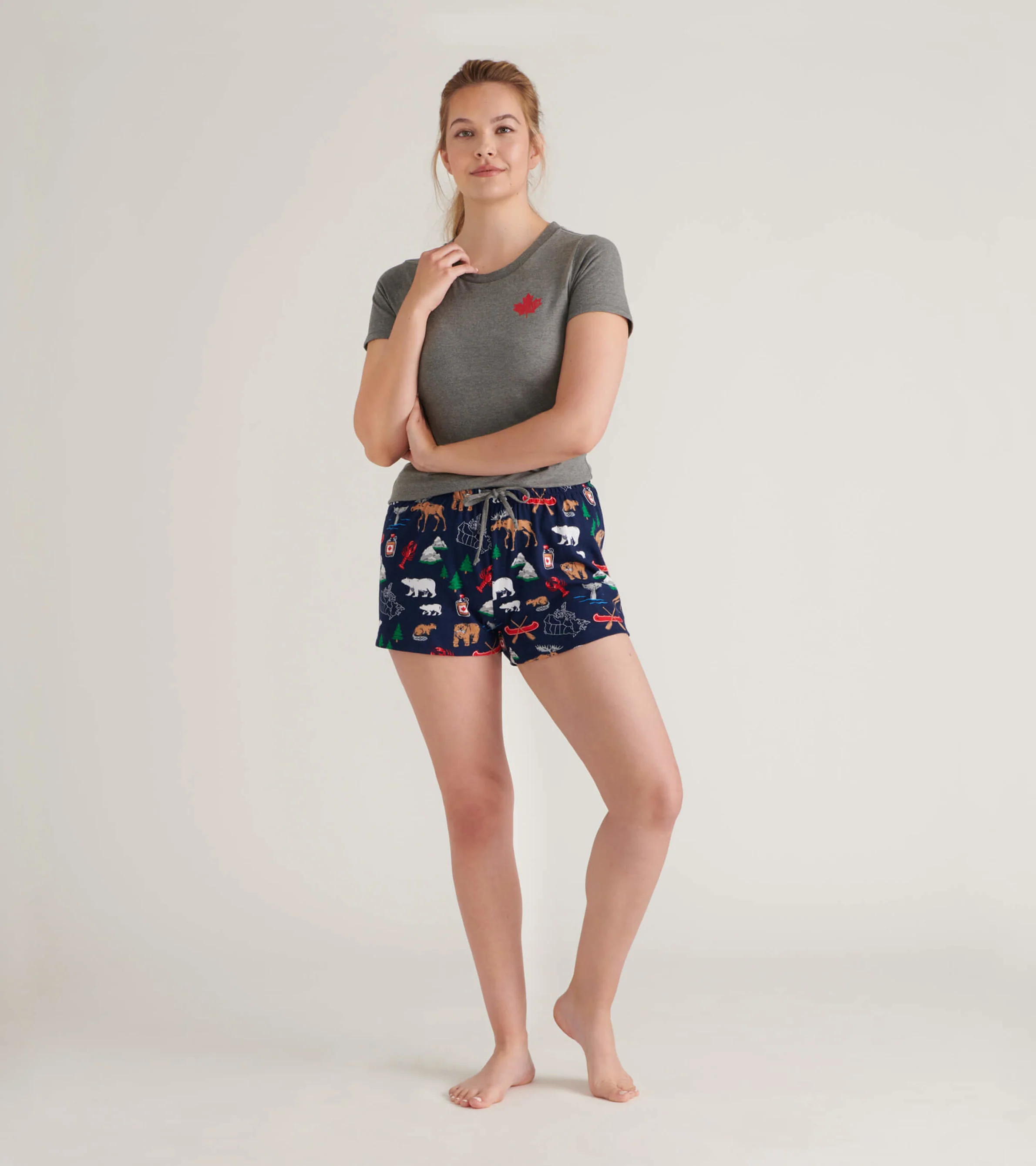 True North Women's Cotton Sleep Shorts - Image 2