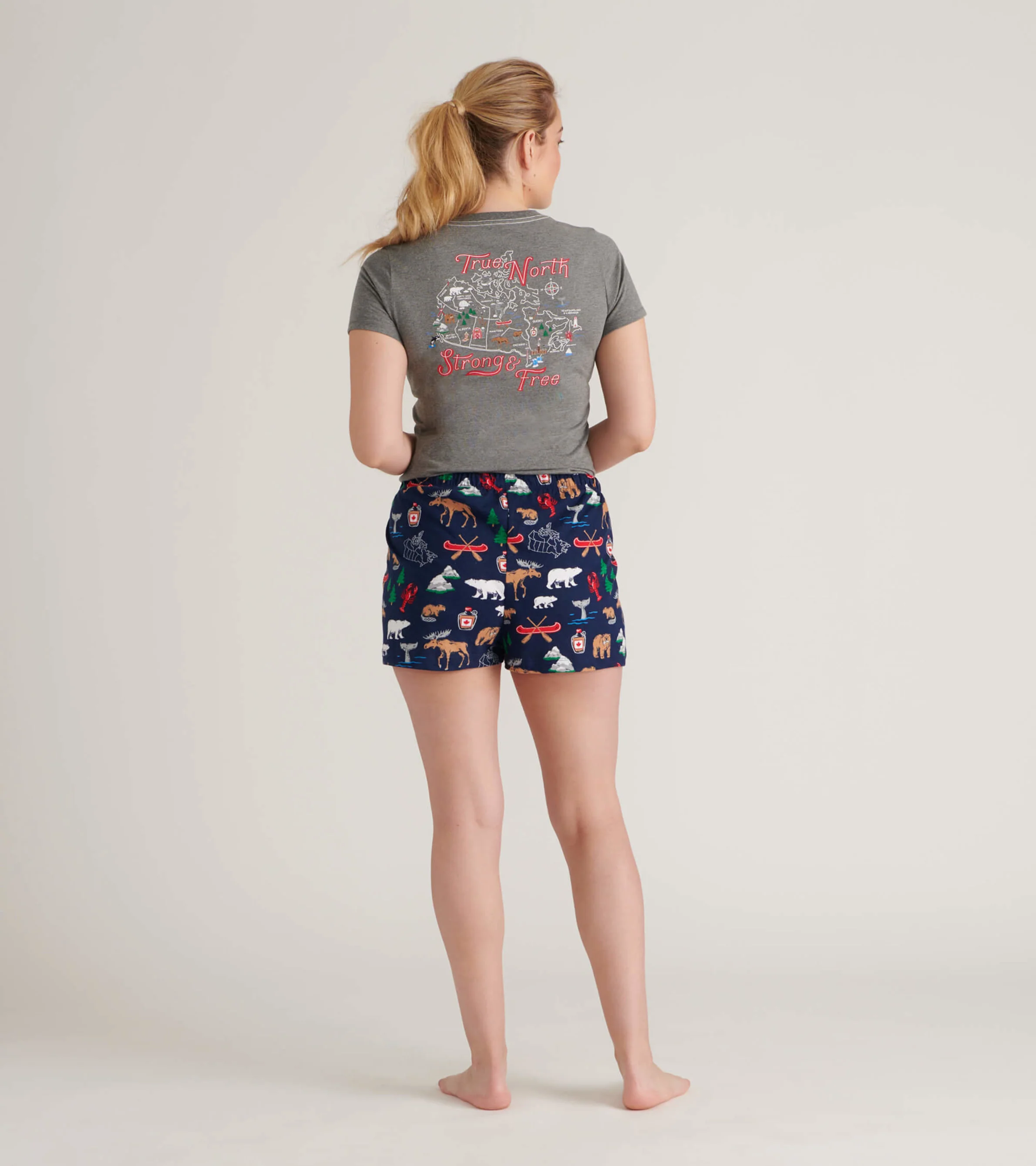 True North Women's Cotton Sleep Shorts - Image 3