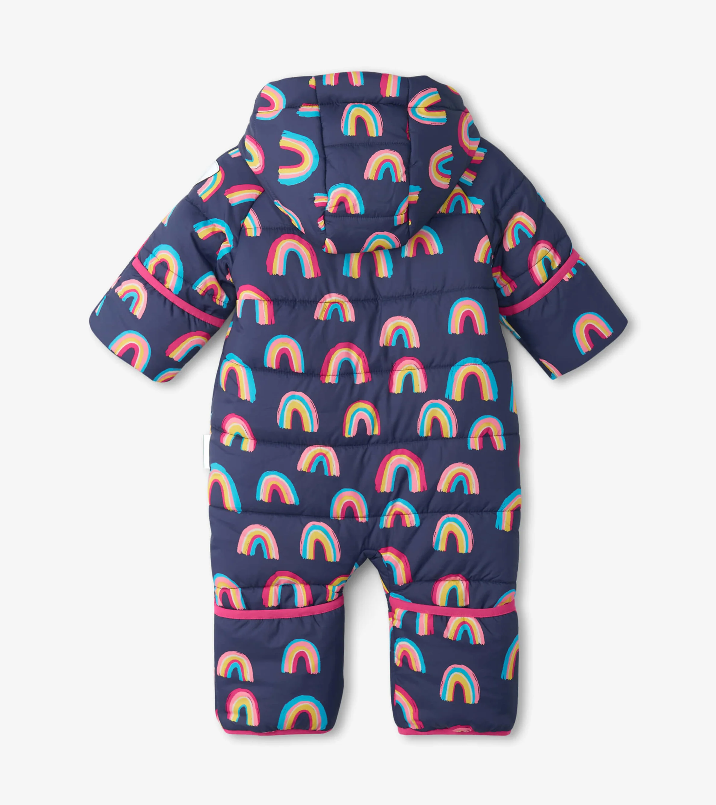 Vibrant Rainbows Baby Snowsuit - Image 3