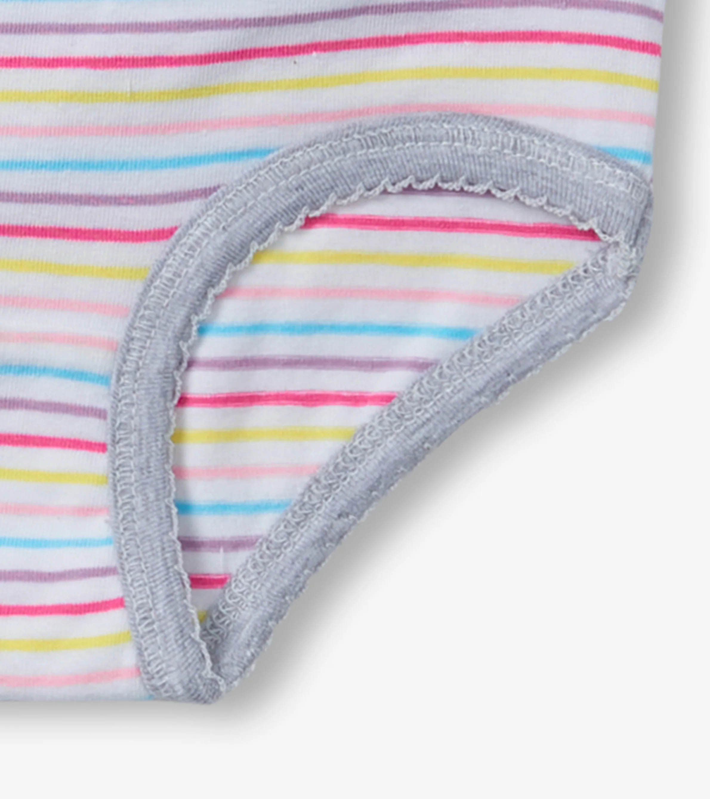 Girls Vibrant Stripes 3 Pack Hipster Underwear - Image 3