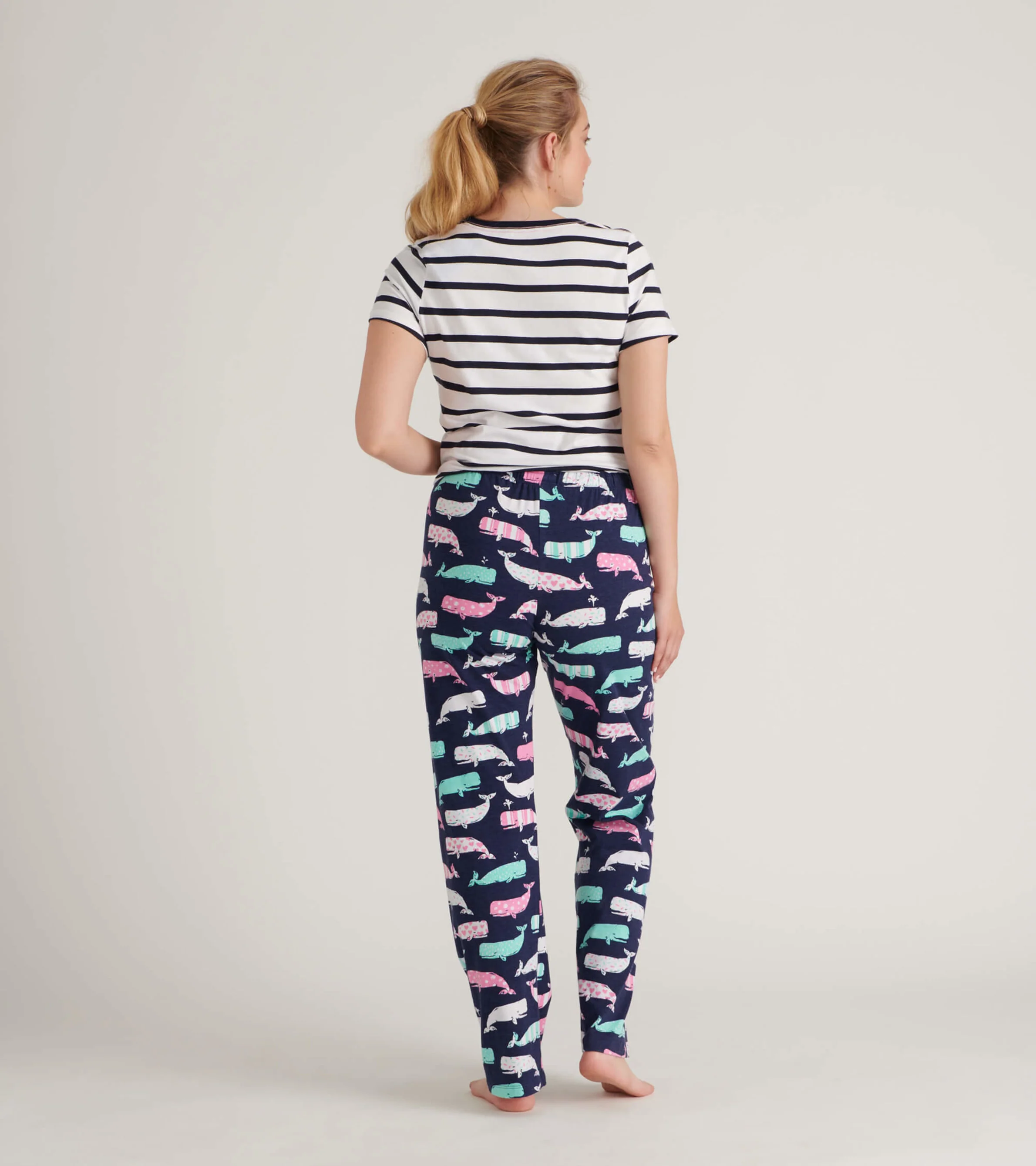 Whales Women's Pajama Tee - Image 5