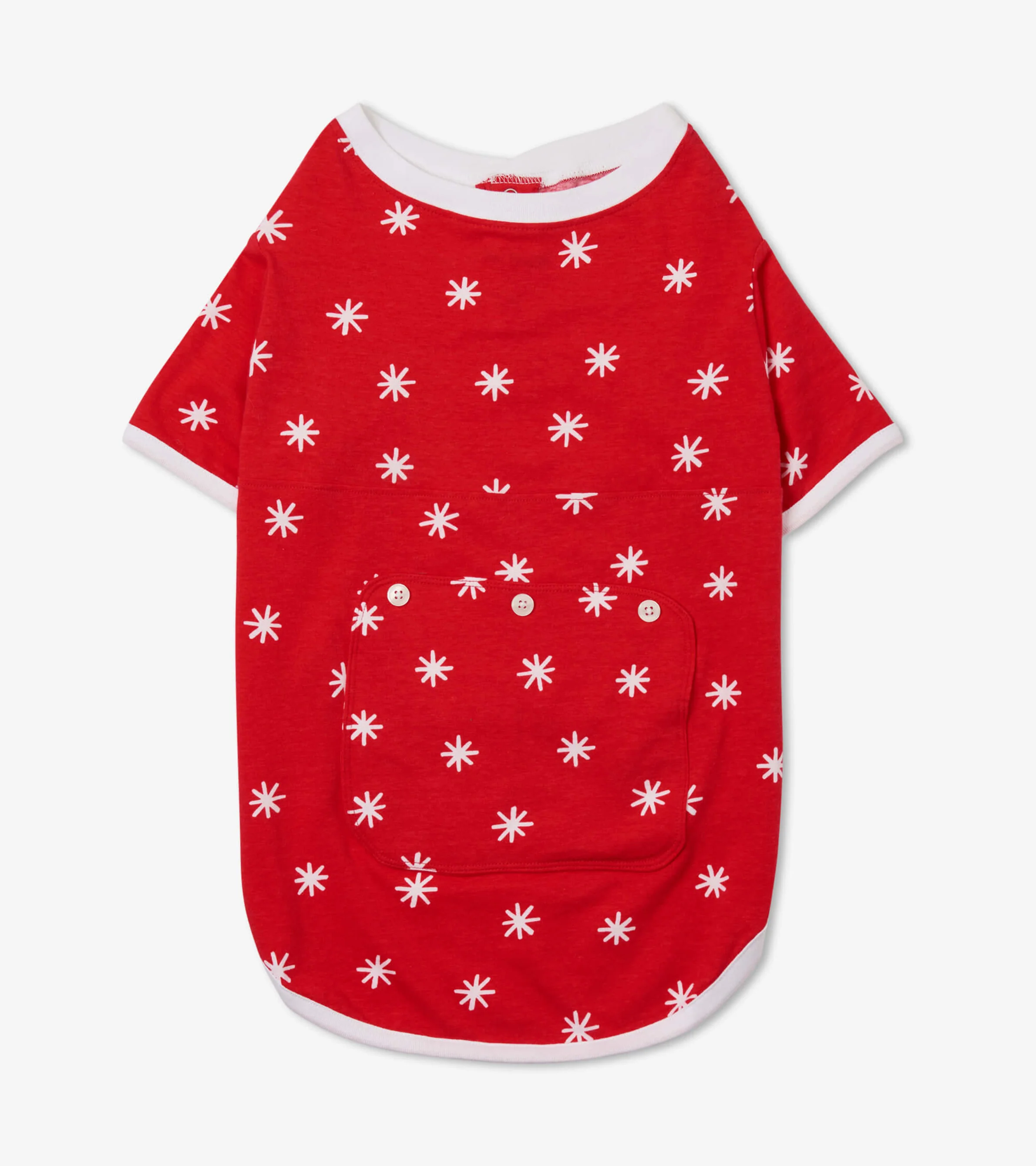 Winter Snowflakes Dog Tee - Image 3