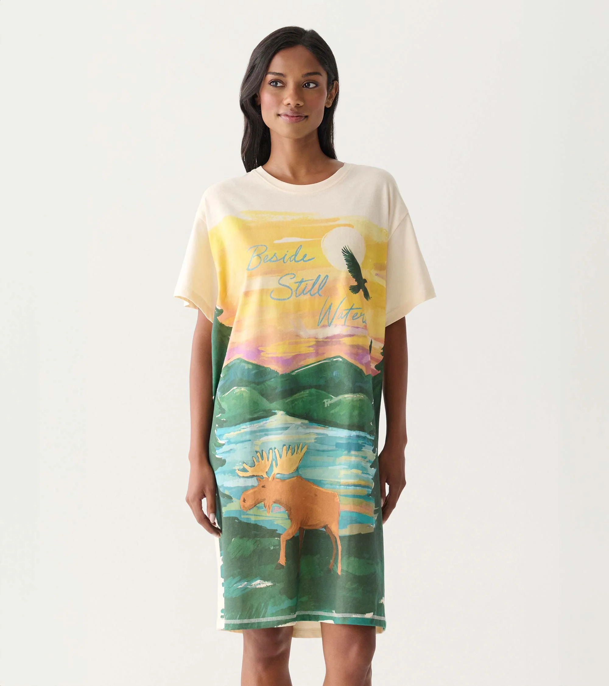 Women's Beside Still Water Cotton Sleepshirt