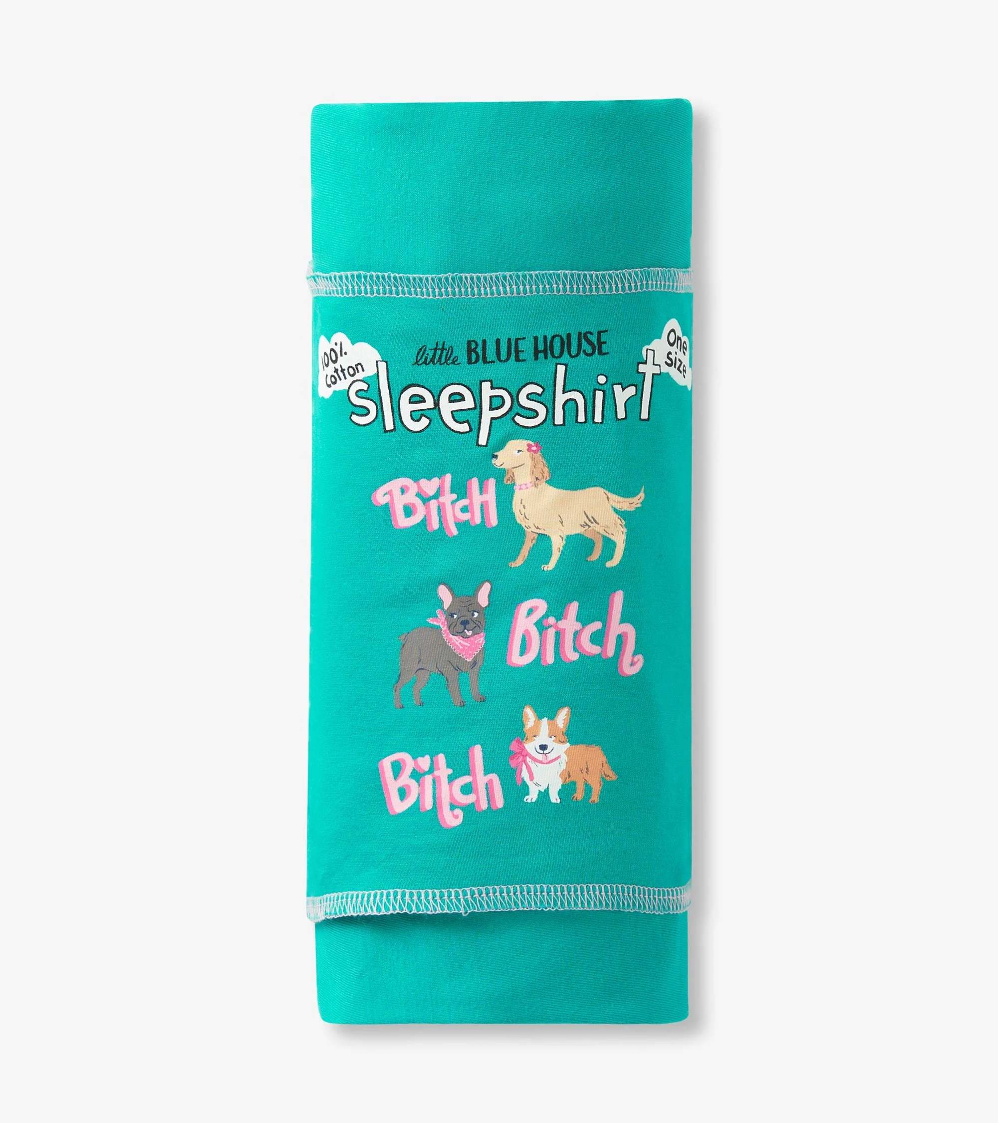 Women's Bitch Bitch Bitch Cotton Sleepshirt - Image 4