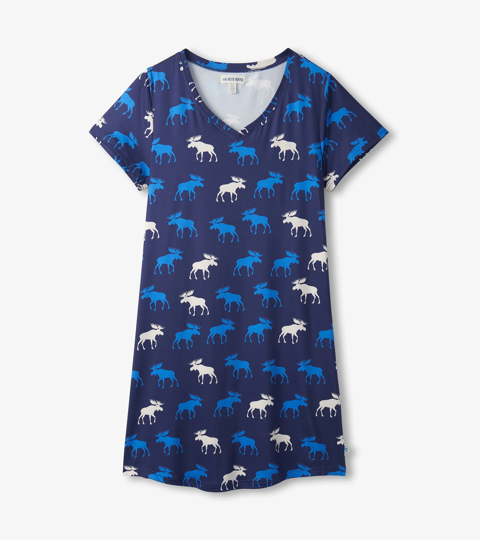 Women's Blue Moose Nightdress - Image 2