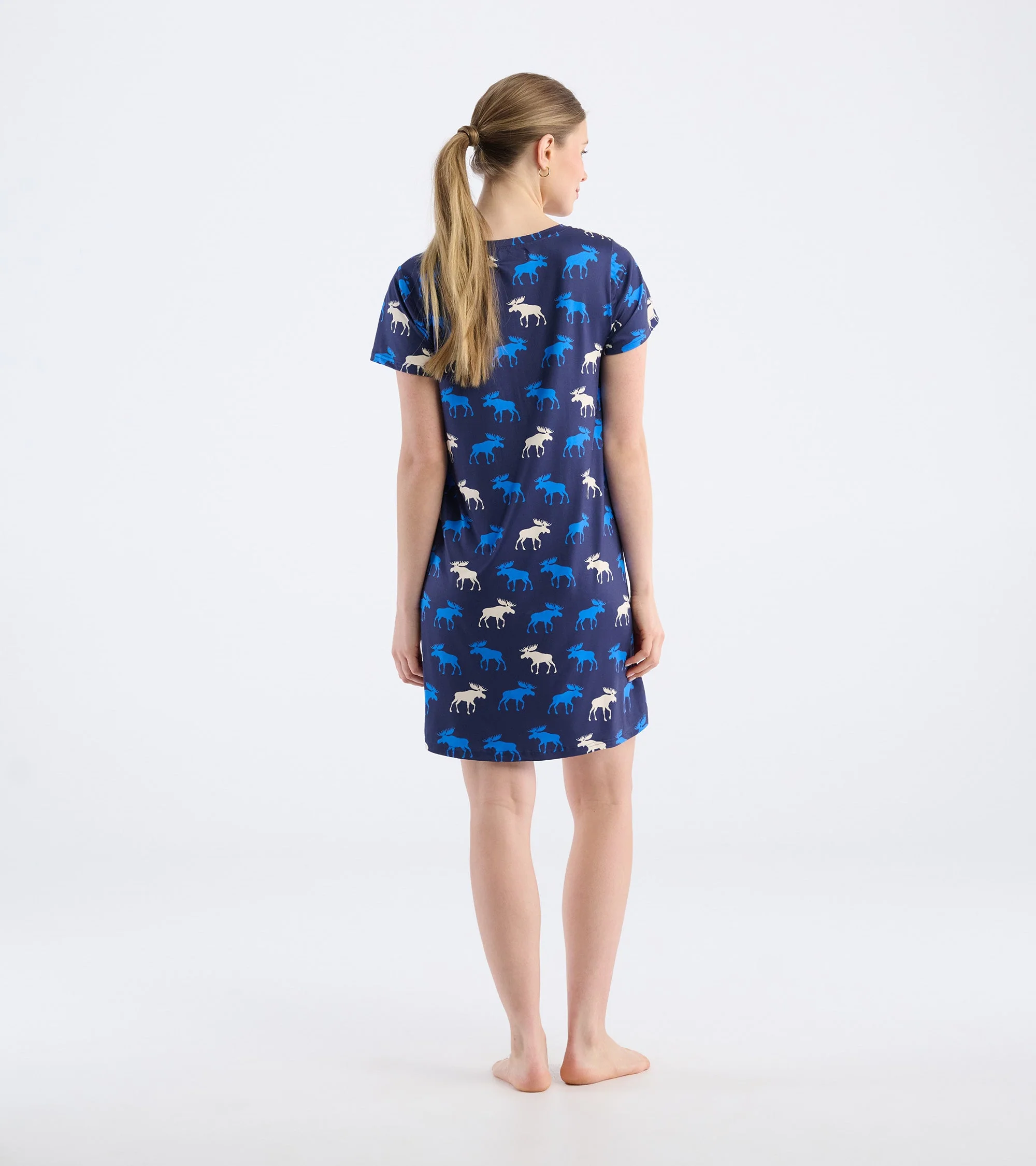 Women's Blue Moose Nightdress - Image 3